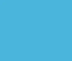 Twitter logo with a white bird silhouette on a blue background.