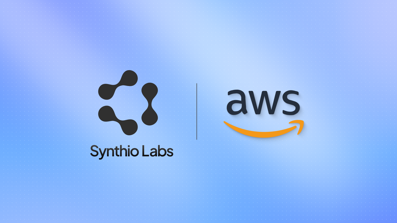 Synthio Labs and AWS logos