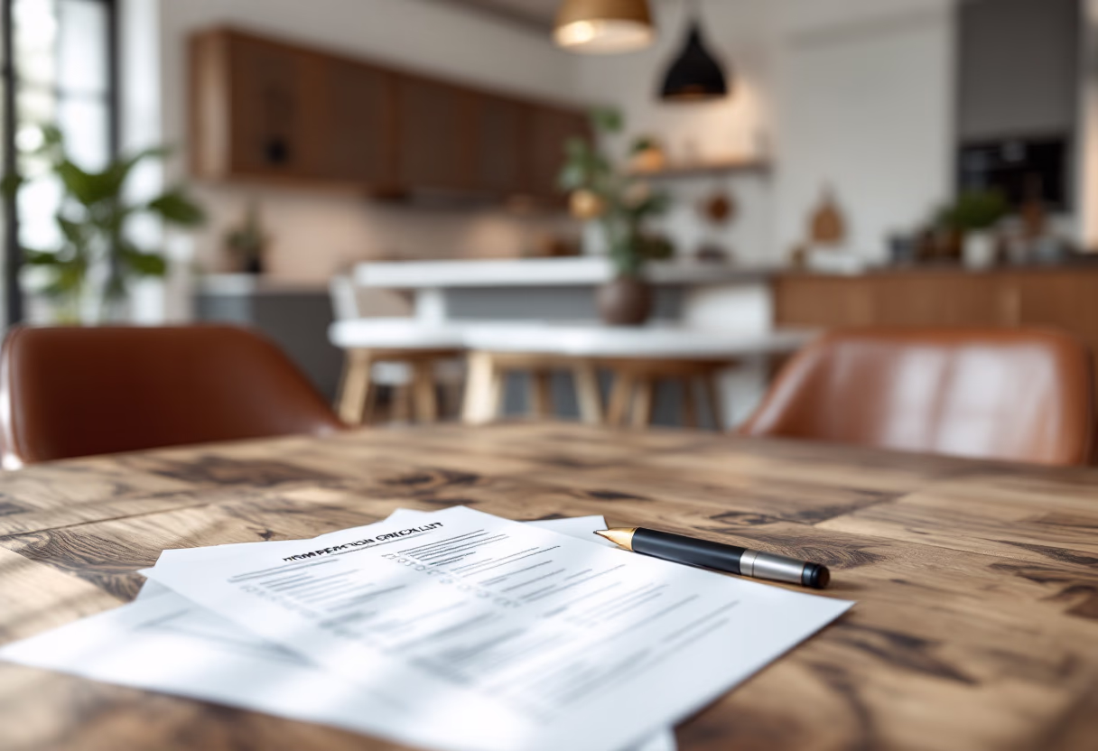 image of checklist form (for a home inspector)