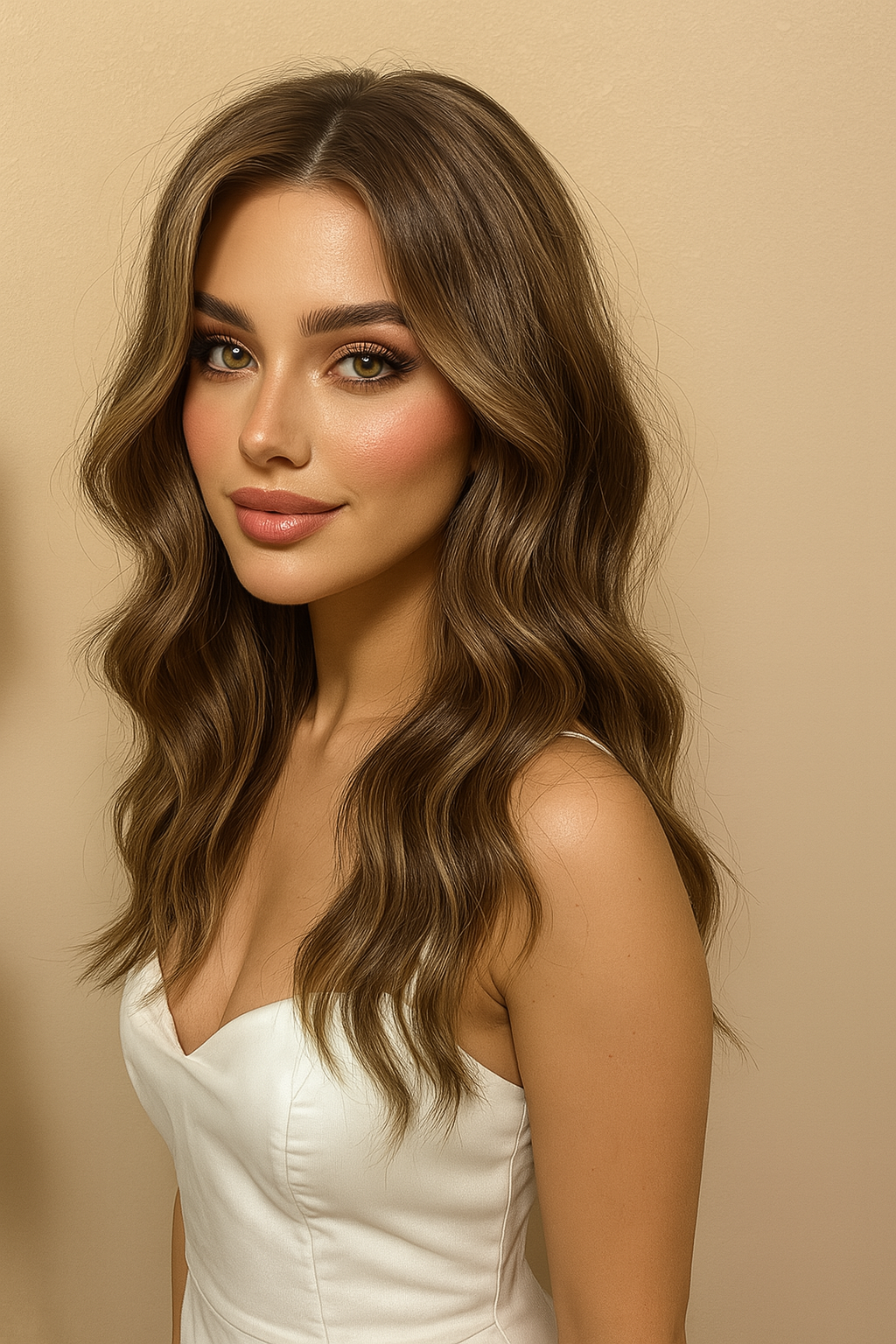18 inches mono parting wig