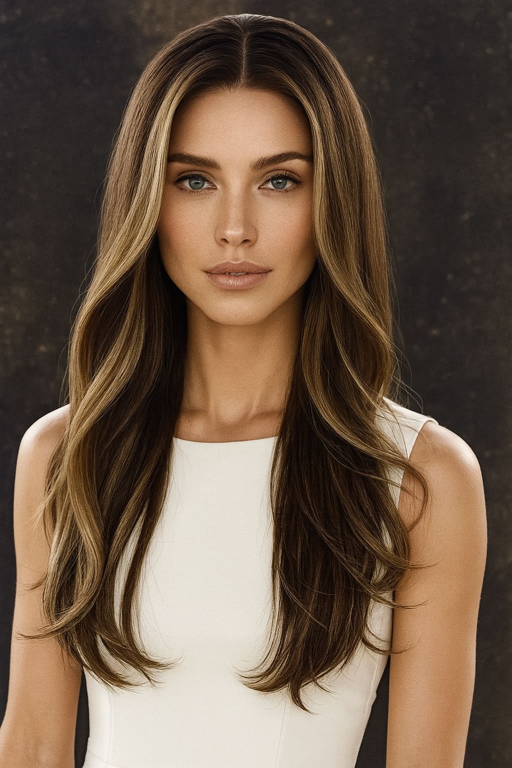 26 inches 13*6 lace front  straight layer  style