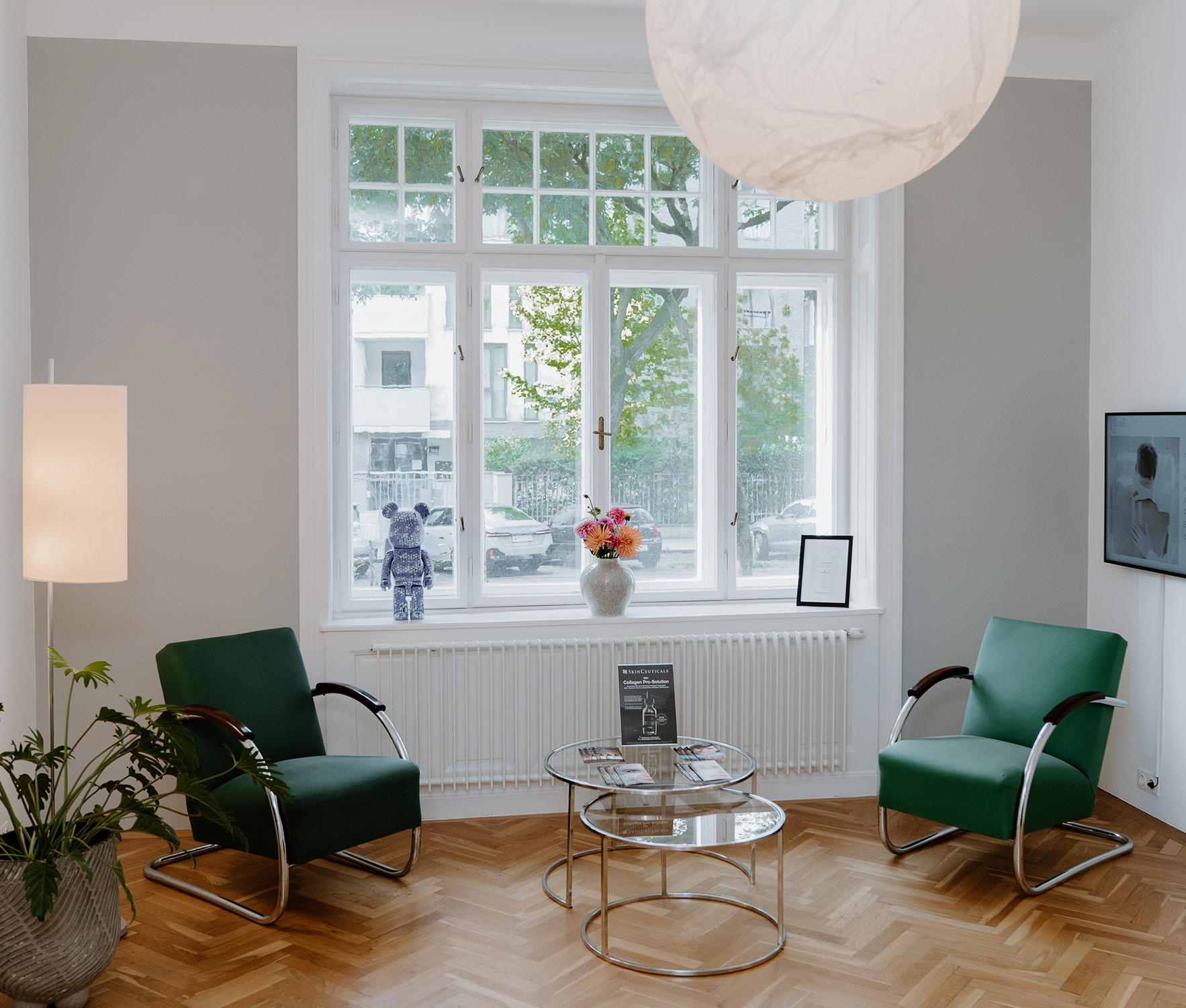 Wartebereich im Medical Skin Spa in Wien Hietzing