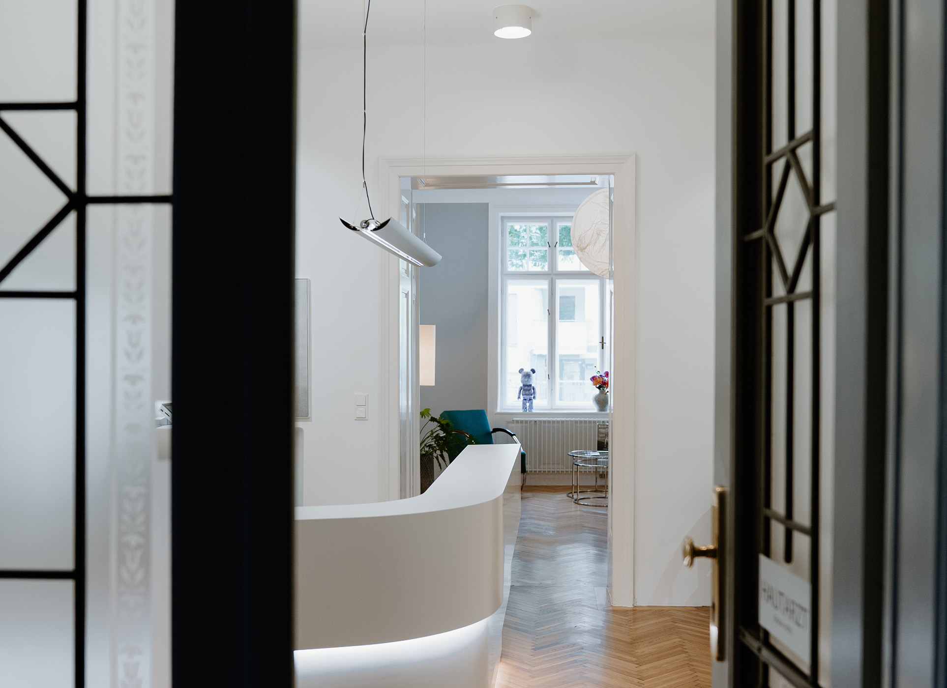 Rezeption im Medical Skin Spa in Wien Hietzing