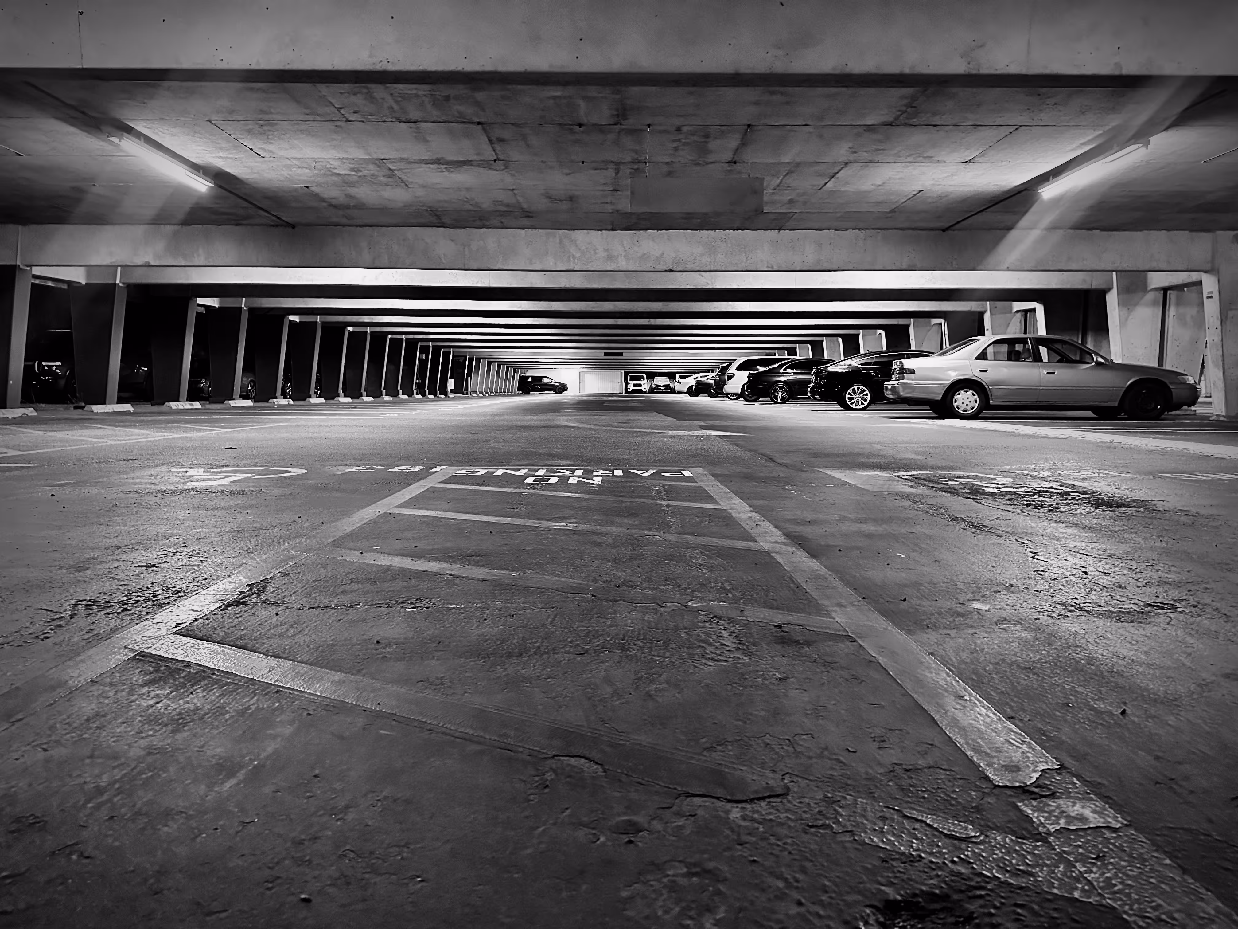 Our secure indoor parking spot