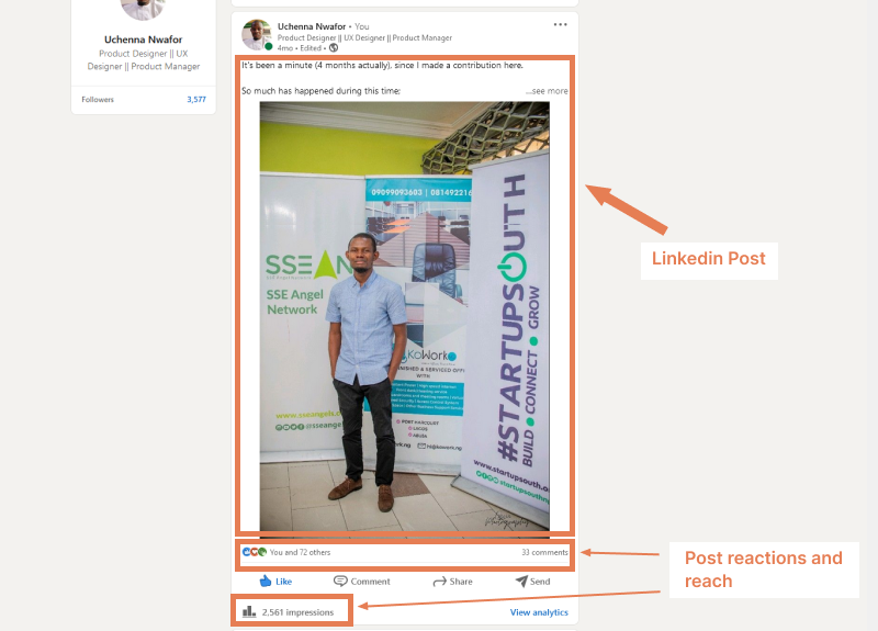 linkedin post how it works?