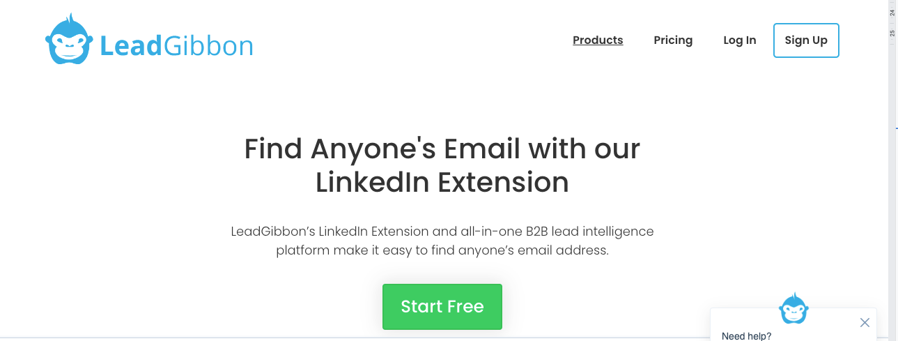 Leadgibbon homepage