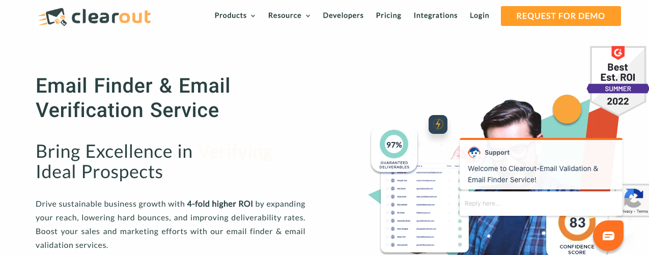 clearout homepage