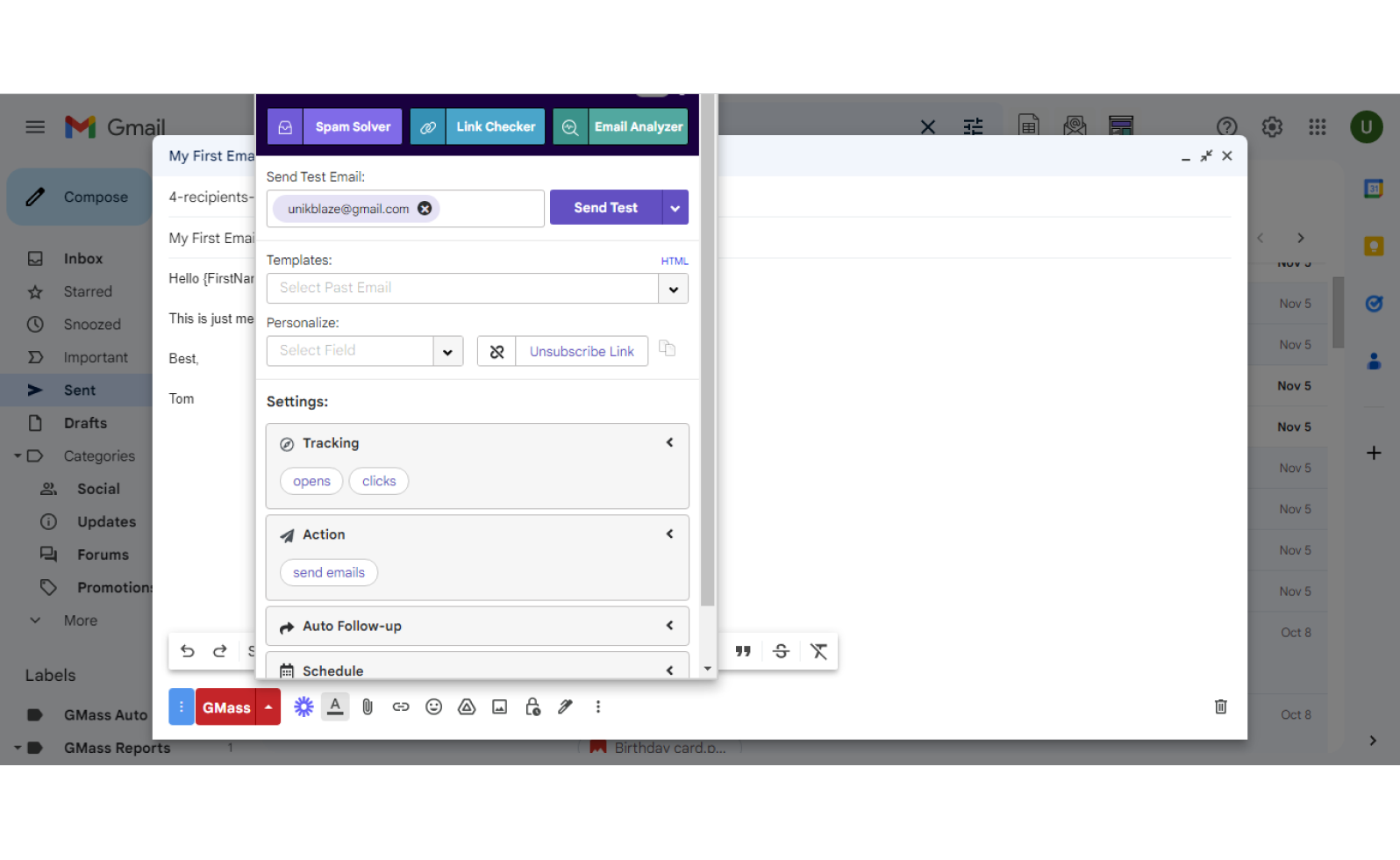 add custom settings to your campaign