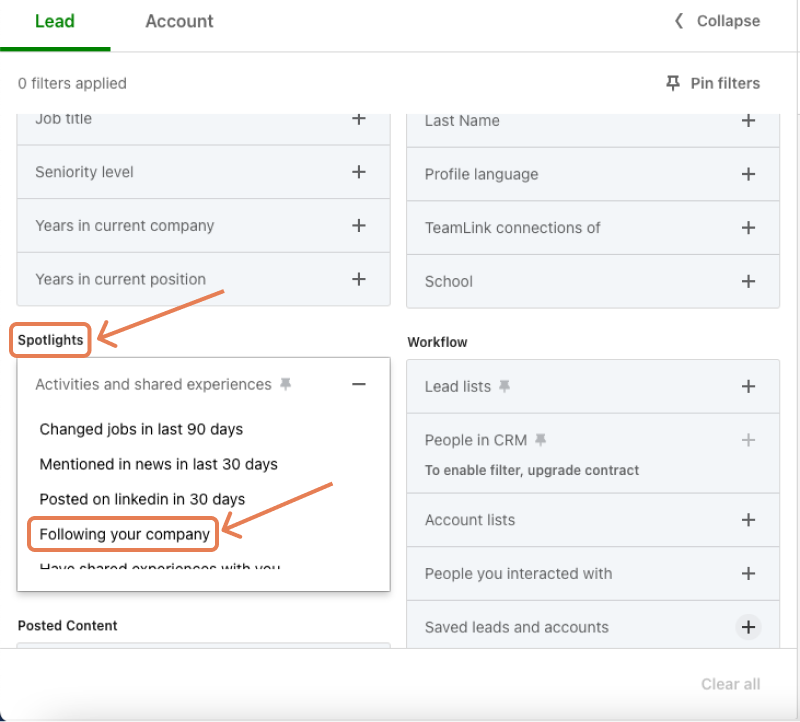 Find who follow a company page on LinkedIn