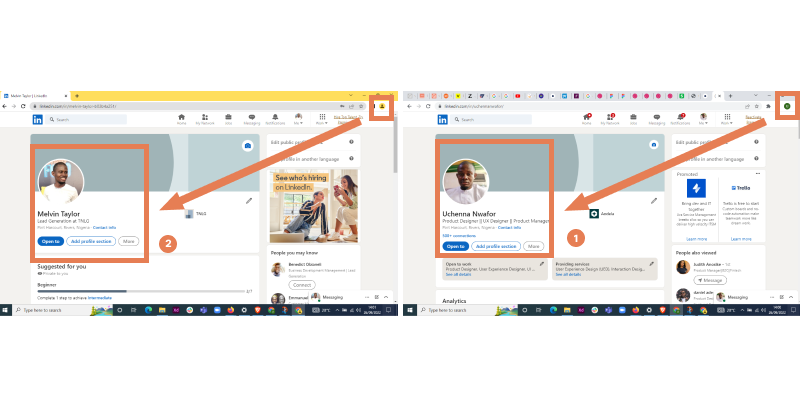 account profile changed with different chrome session 
