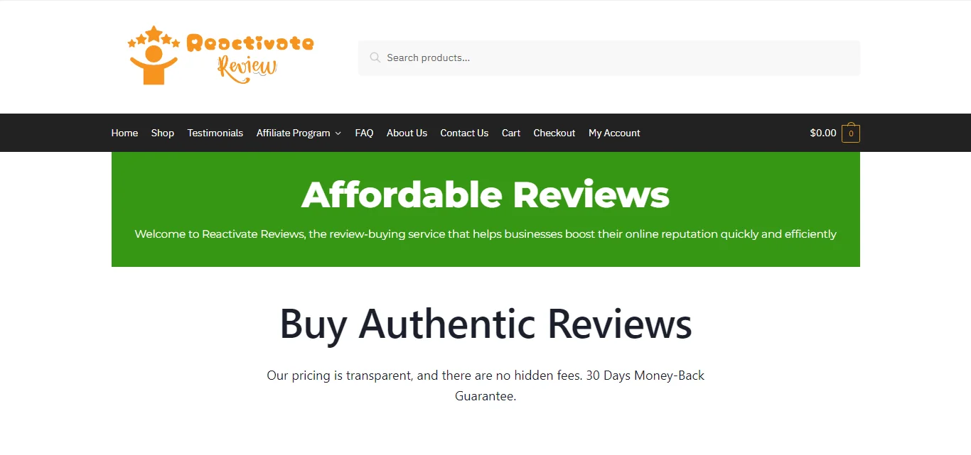 Reactivate Reviews