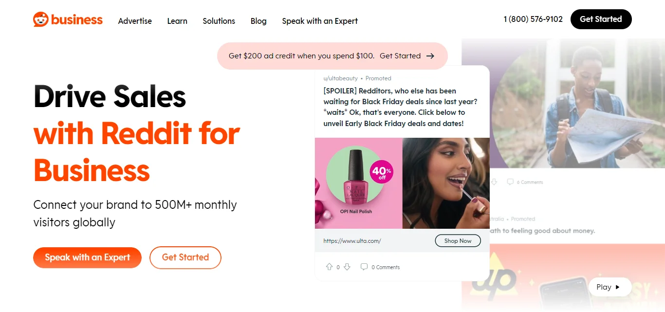 Reddit ads