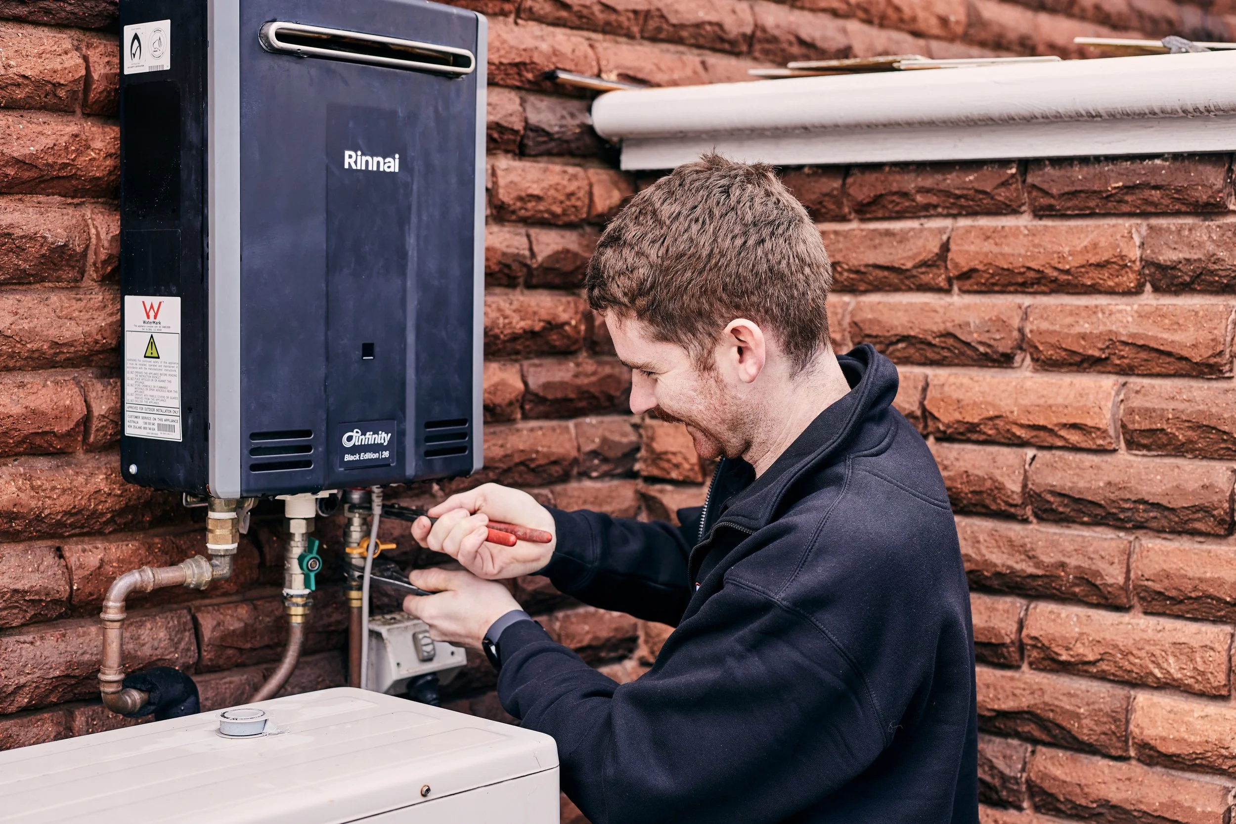 Rinnai hot water service repair