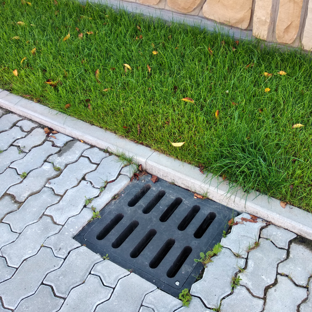 Stormwater drain that needs maintenance