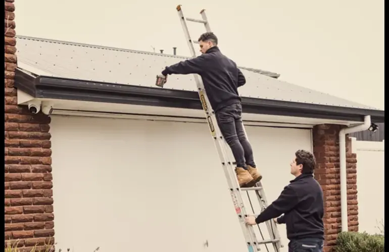 Gutter and roof plumbing in a melbourne home
