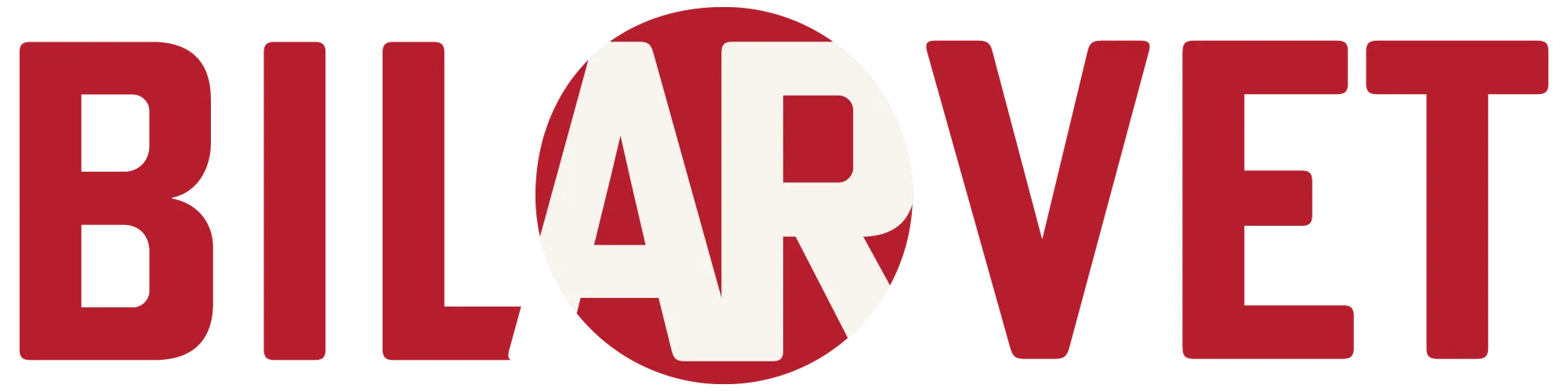 Bilarvet röd logotyp