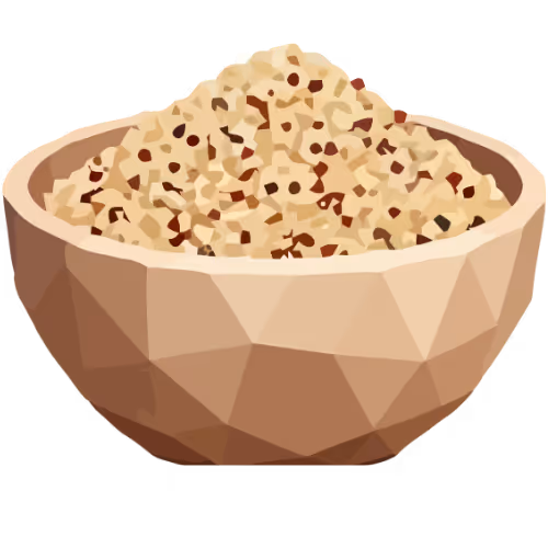 An illustration of a bowl of quinoa.