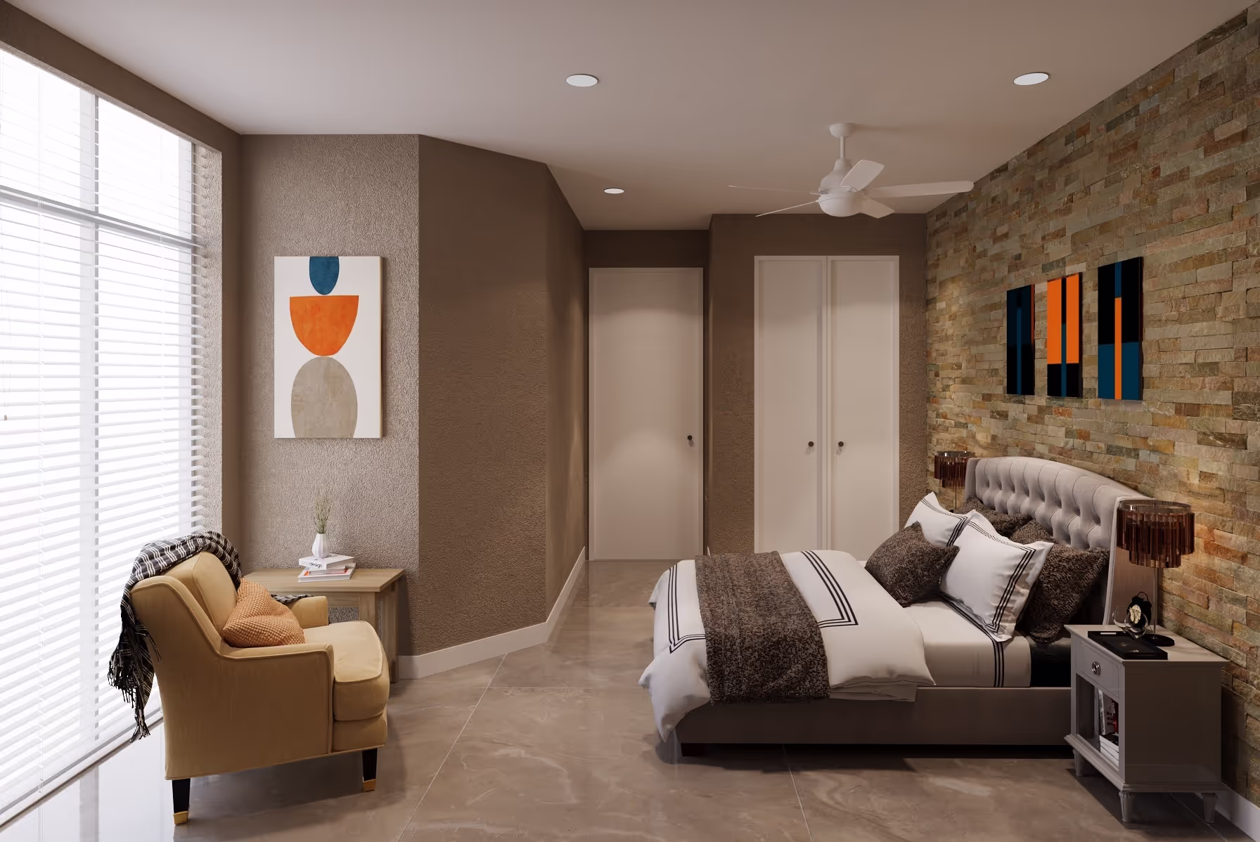 Powerlink Residential bedroom interior, Port Elgin