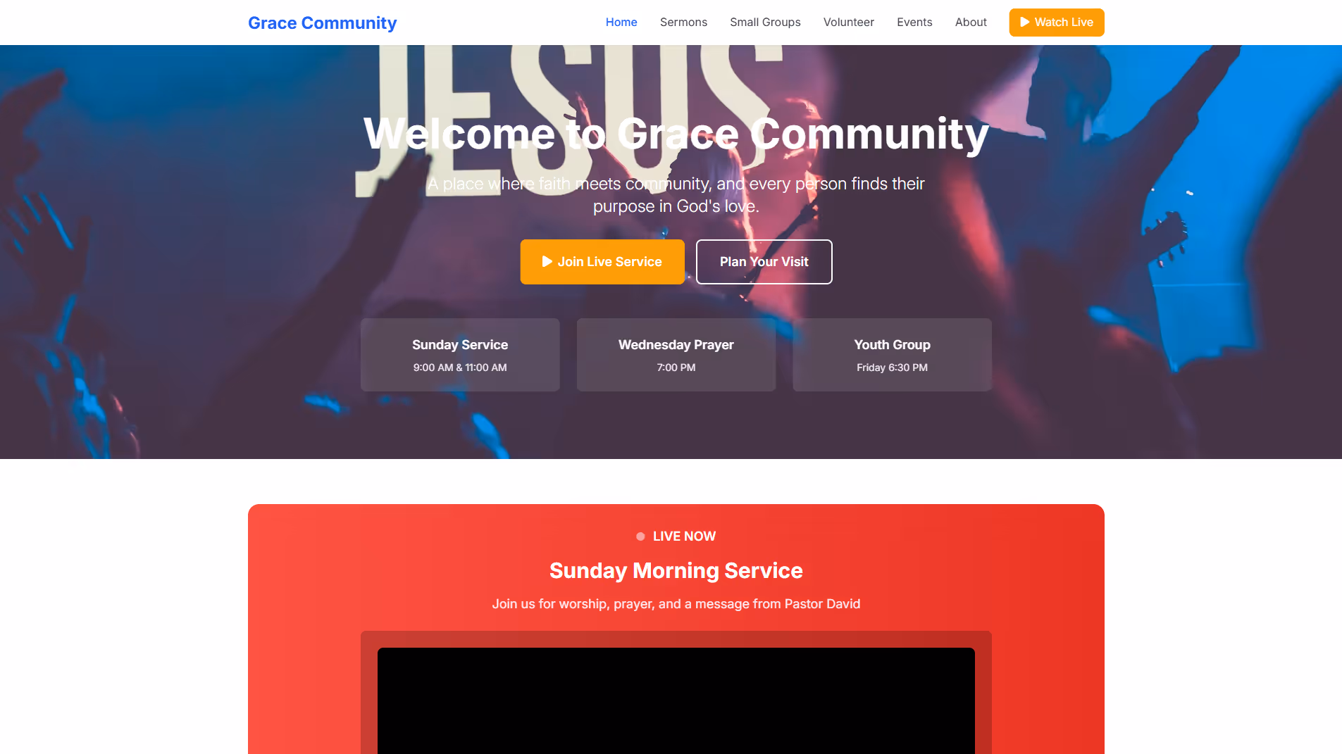 Church Website Builder 