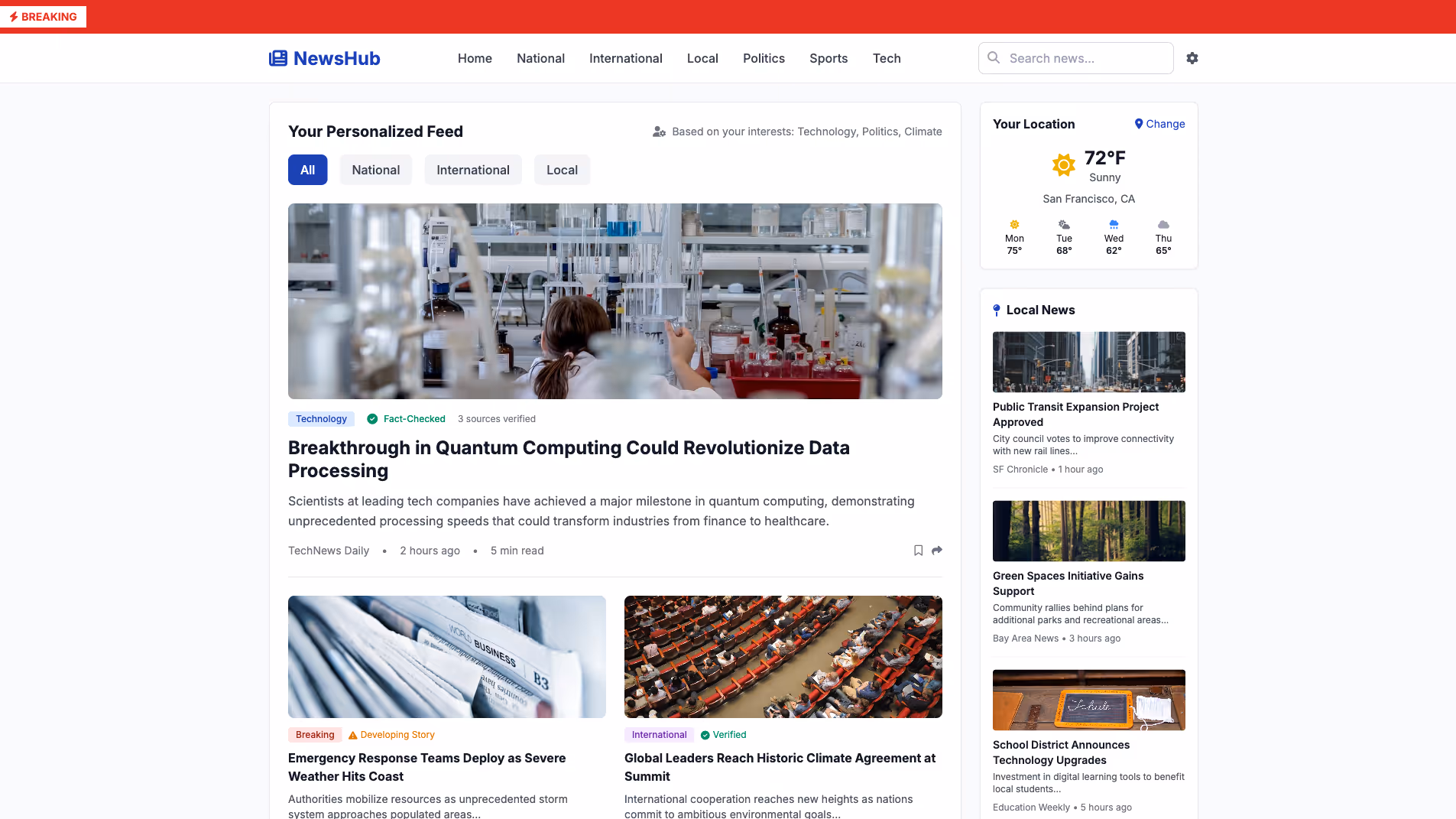 News Website Builder 