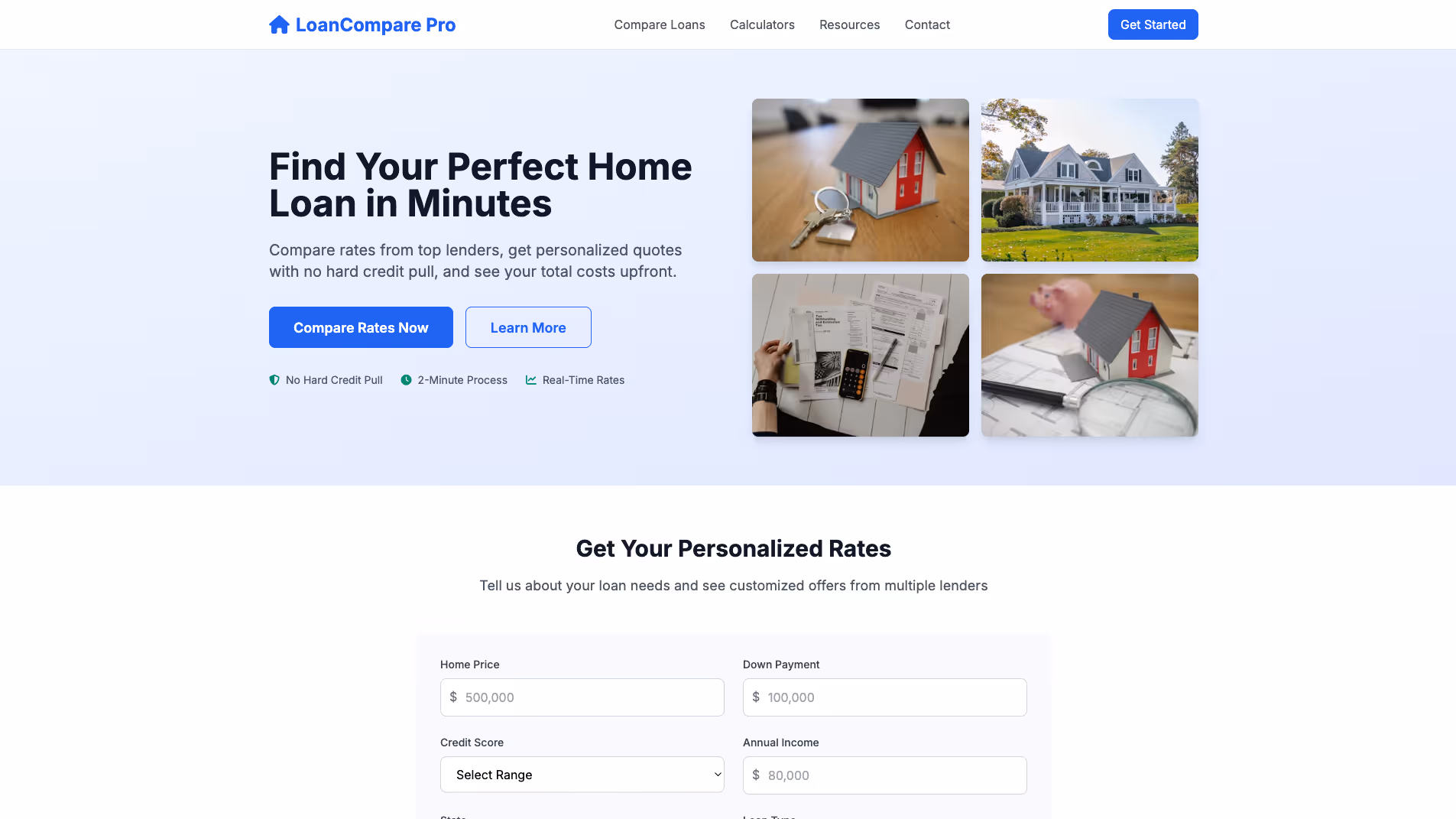 Mortgage Website Builder 