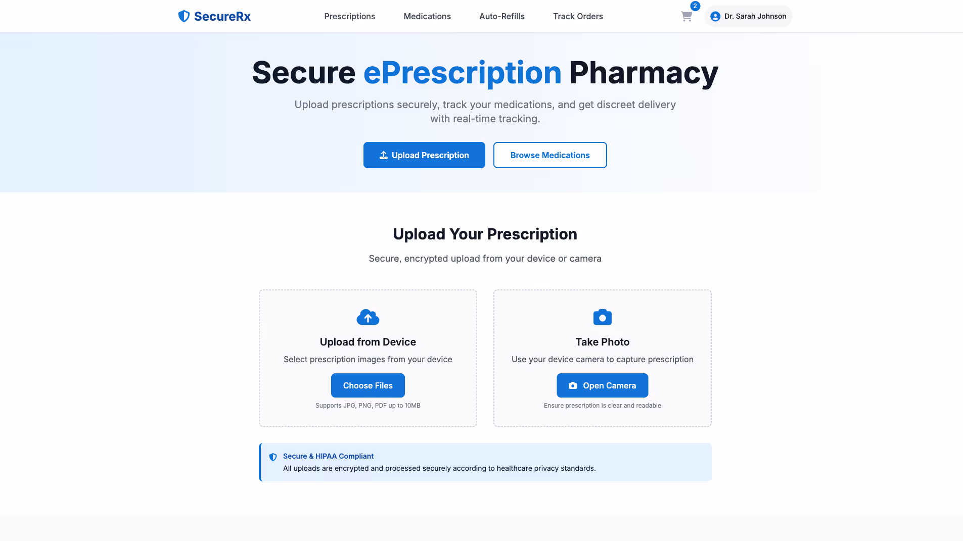 Pharmacy Website Builder 