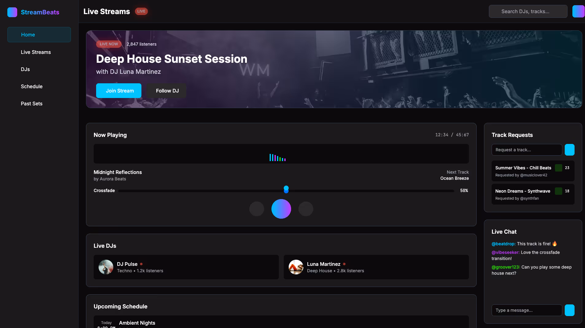 DJ Website Builder 