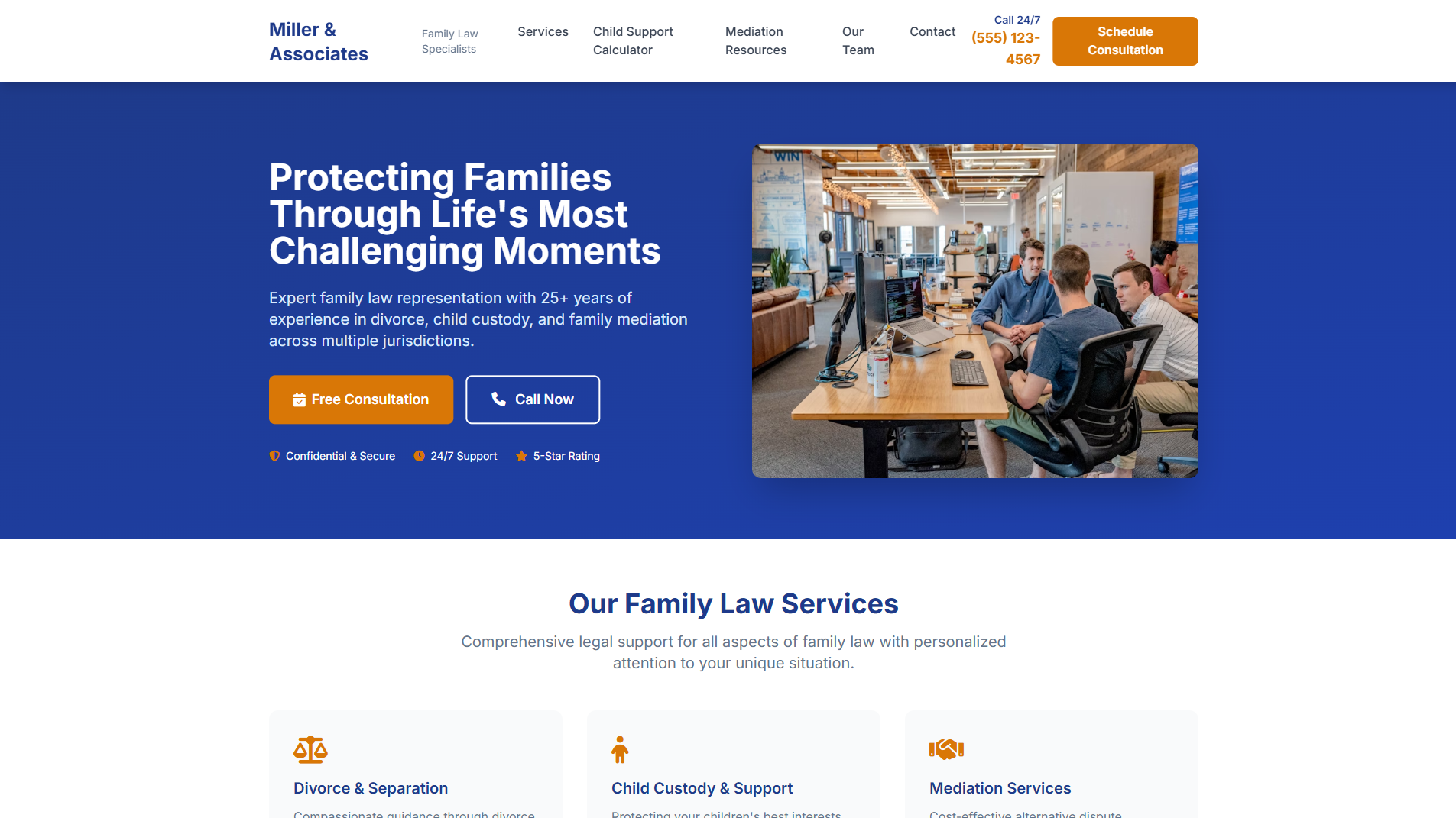 Law Firm Website Builder 
