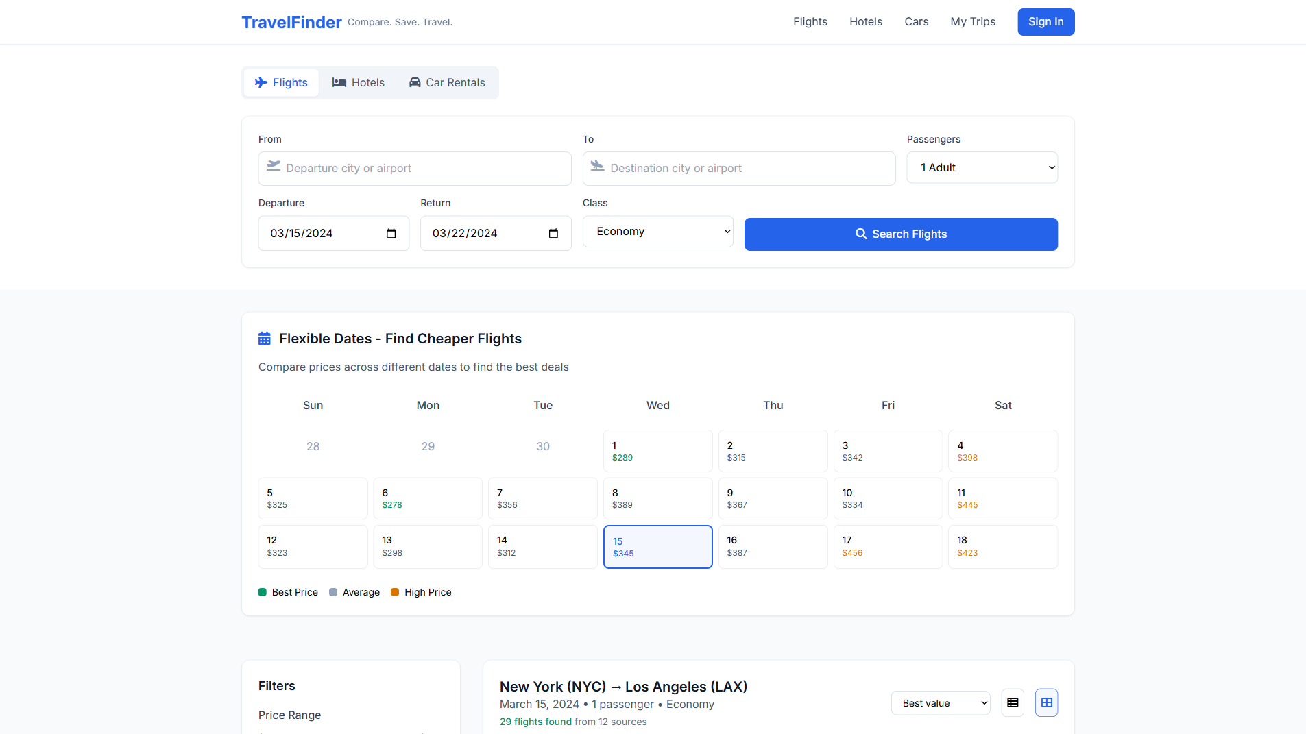 Travel Website Builder 