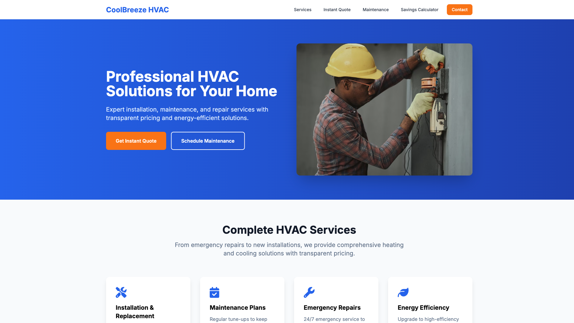 Hvac Website Builder 