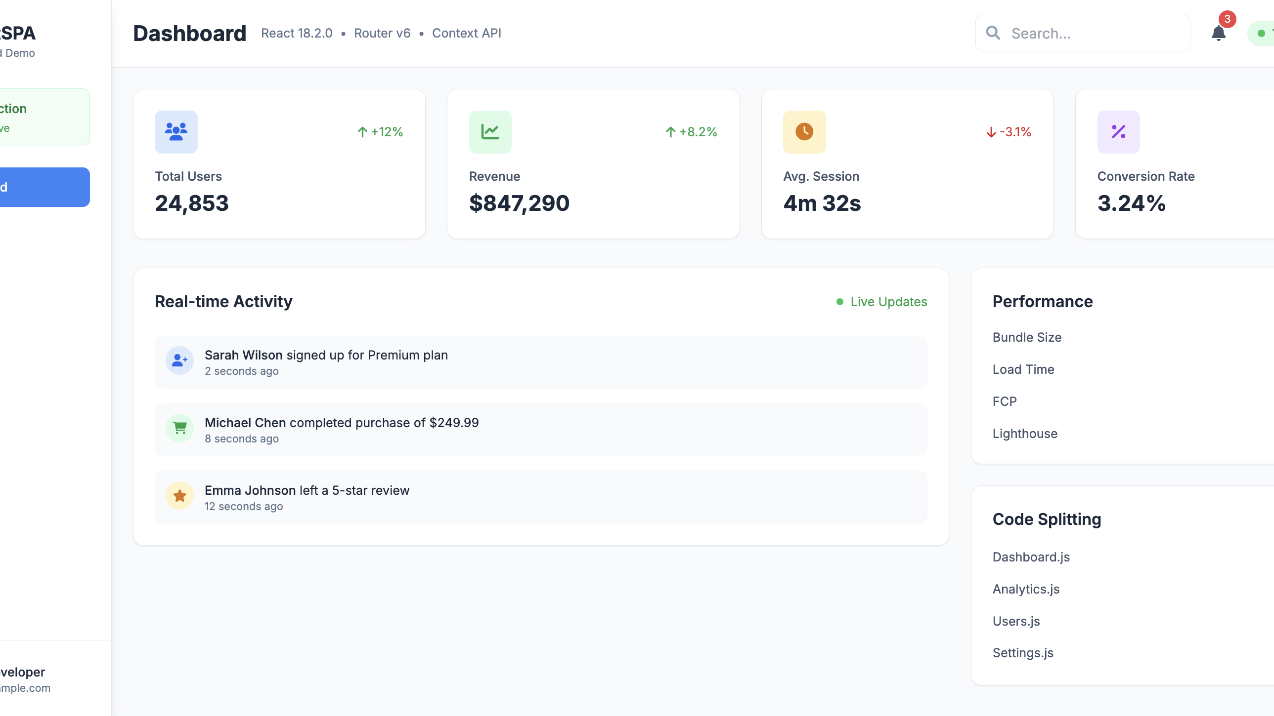 React Web App Builder 