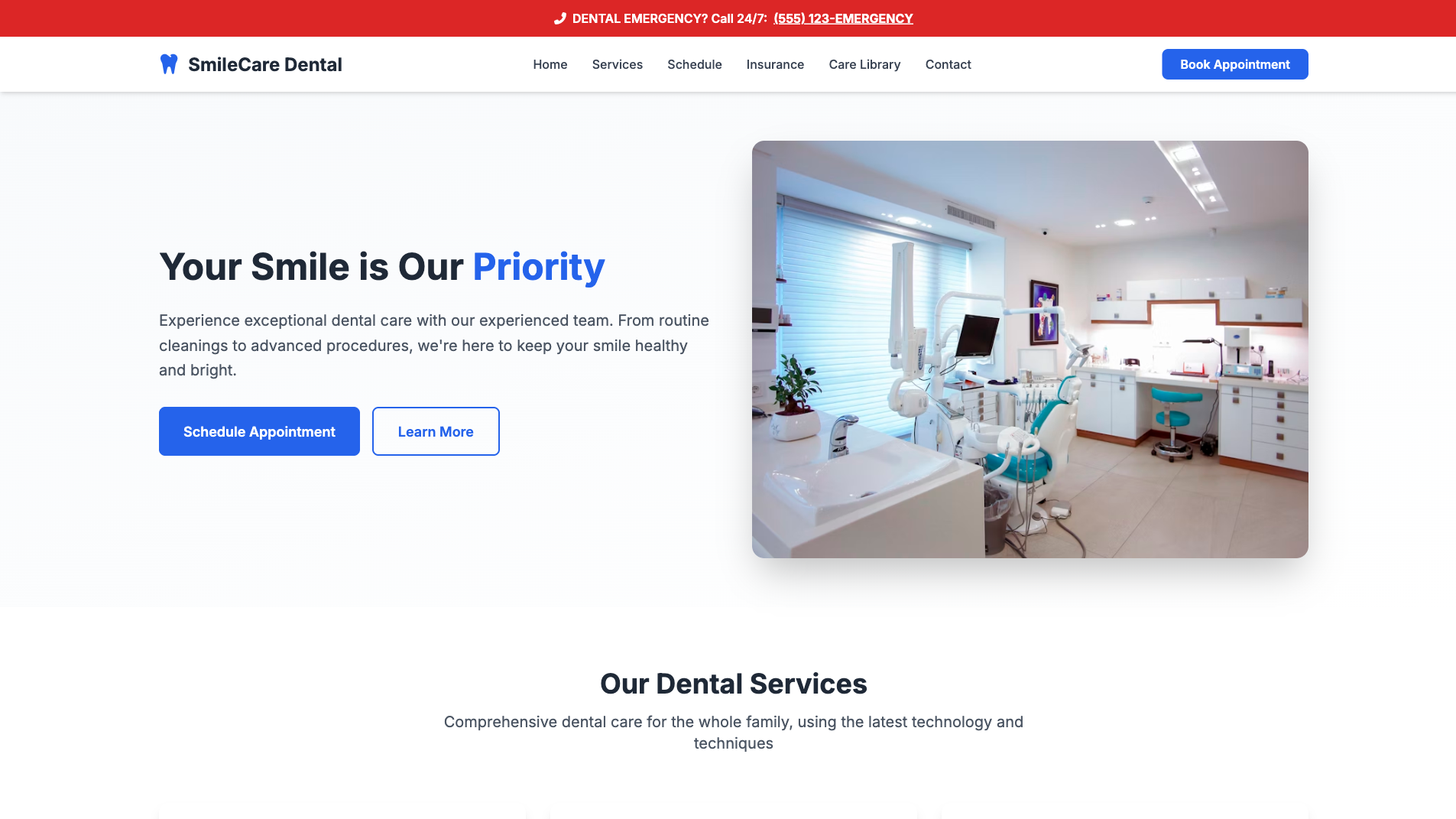 Dental Website Builder 