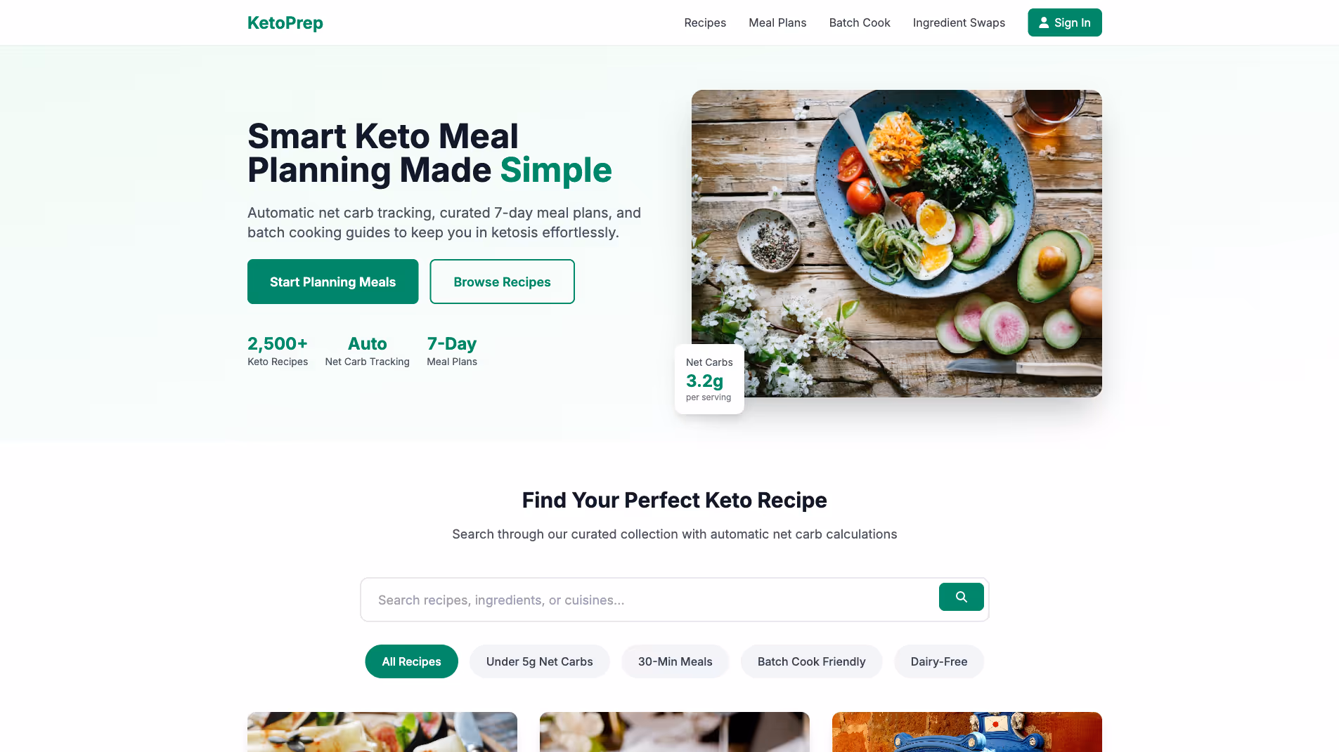 Meal Prep Website Builder 