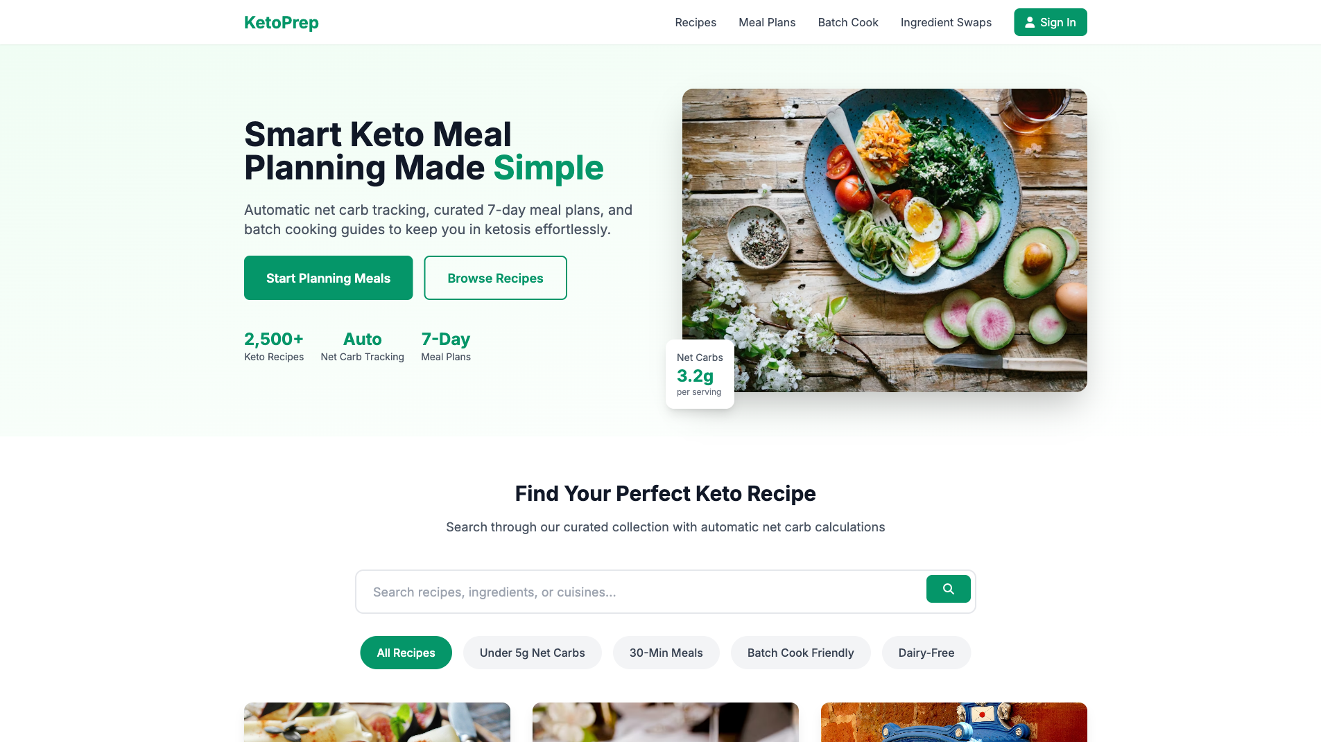 Meal Prep Website Builder 