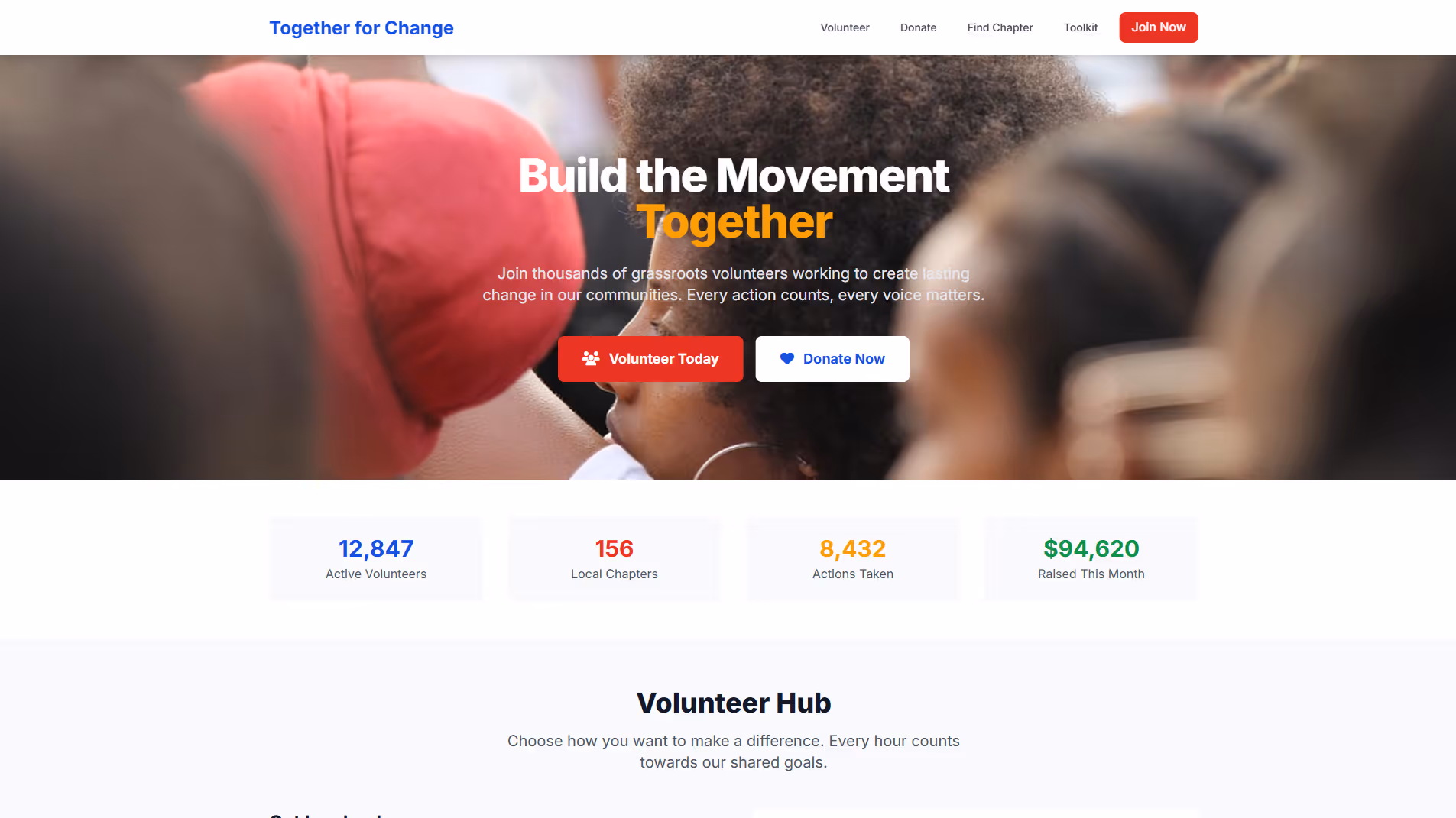 Political Campaign Website Builder 