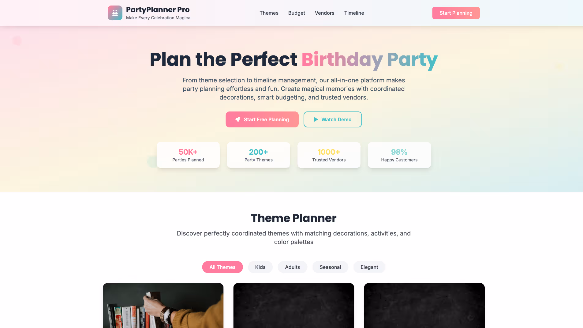 Birthday Website Builder 