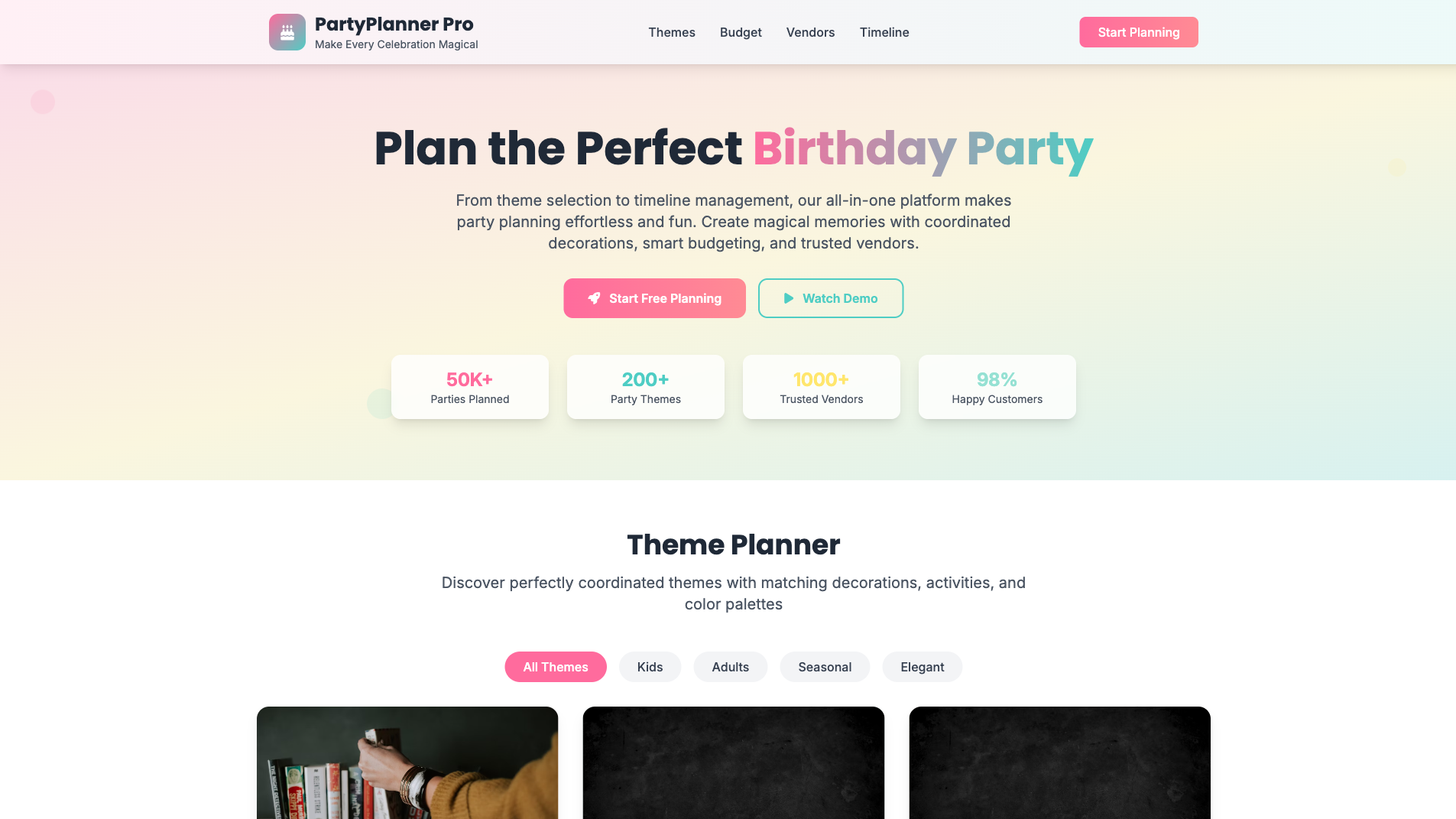 Birthday Website Builder 