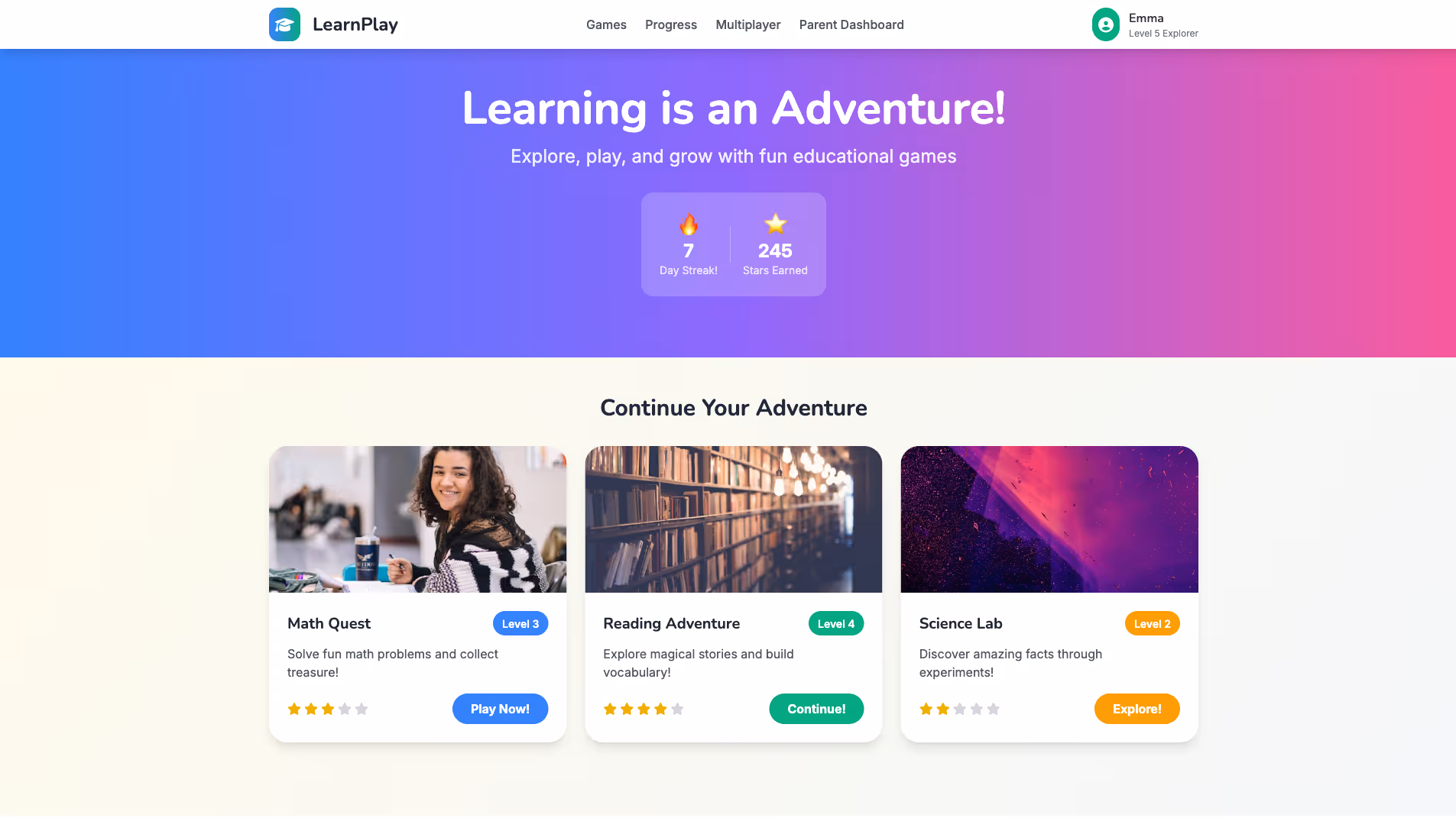 Kids Website Builder 