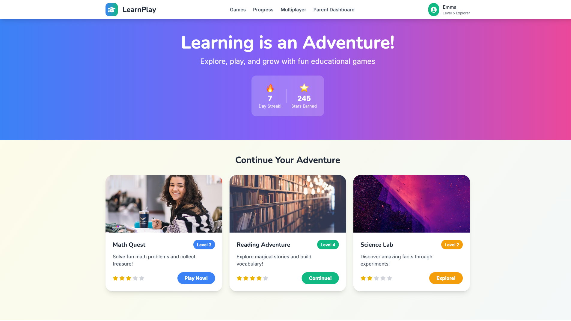 Kids Website Builder 