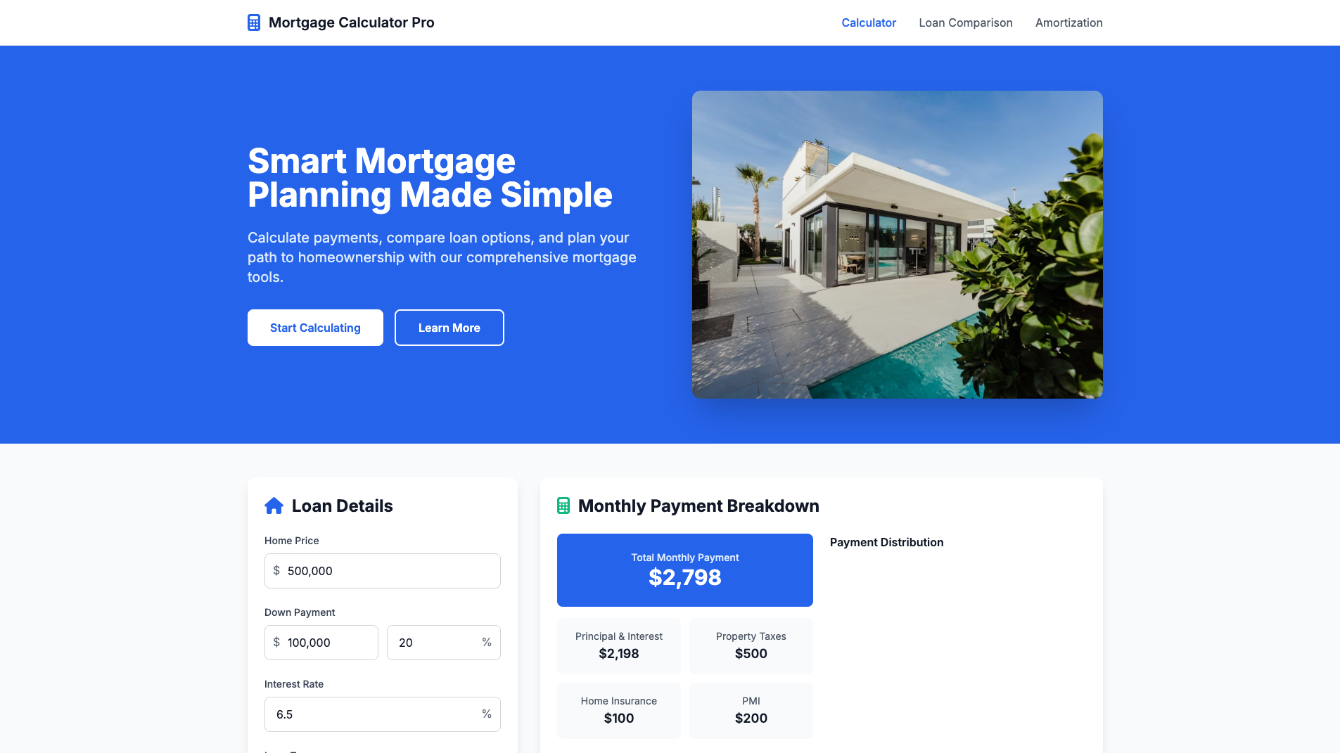 Website Calculator Builder 