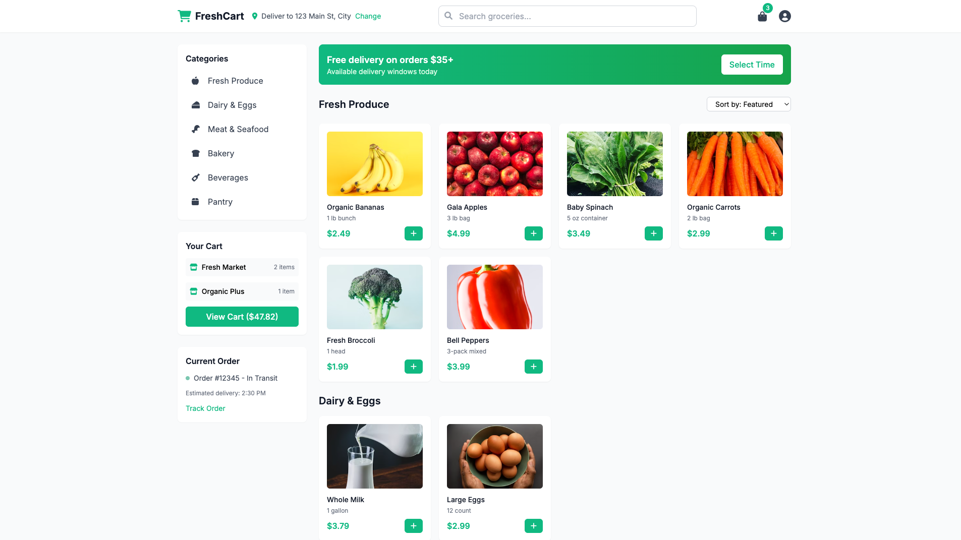 Grocery App Builder 