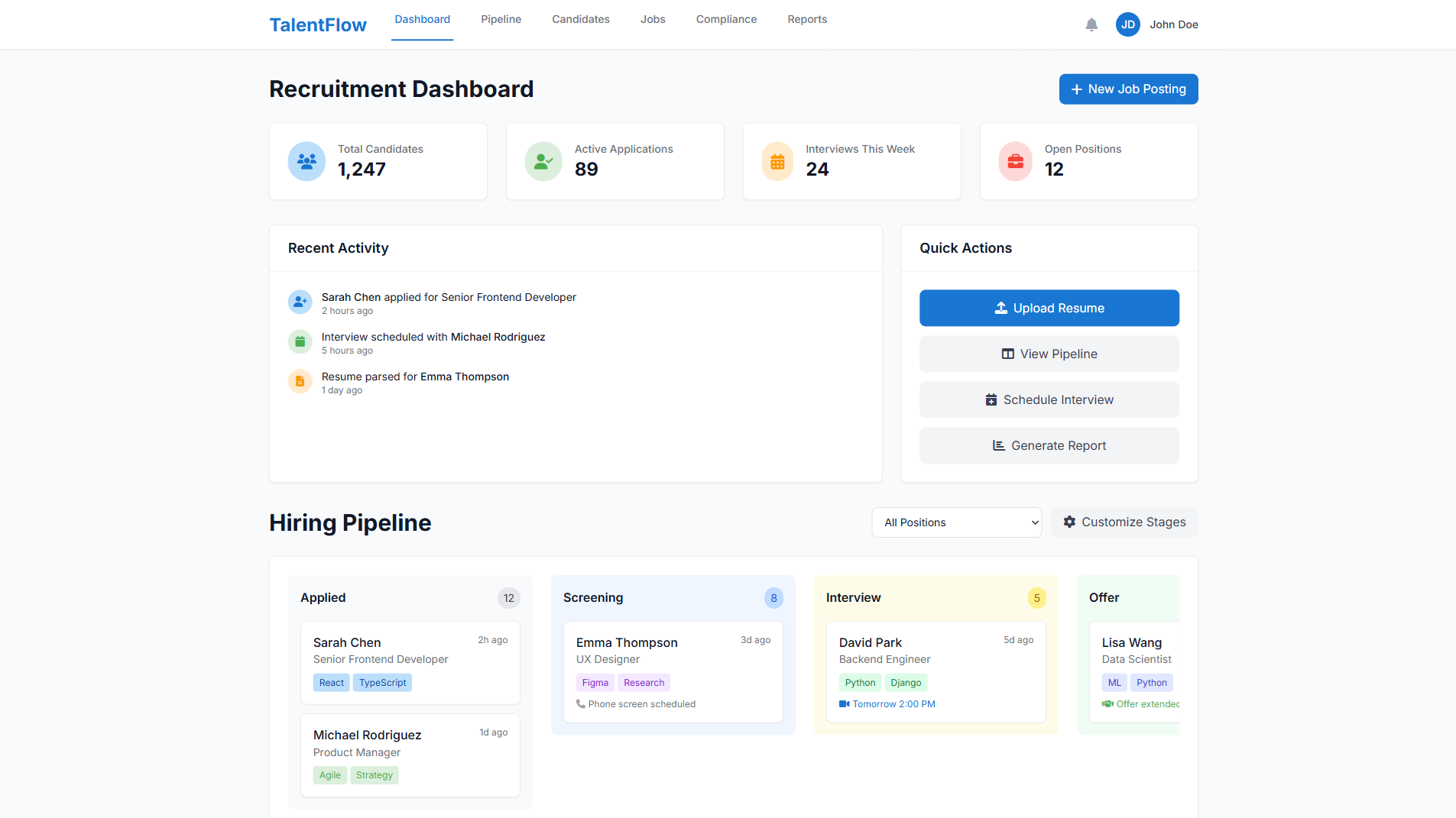 Recruitment Website Builder 