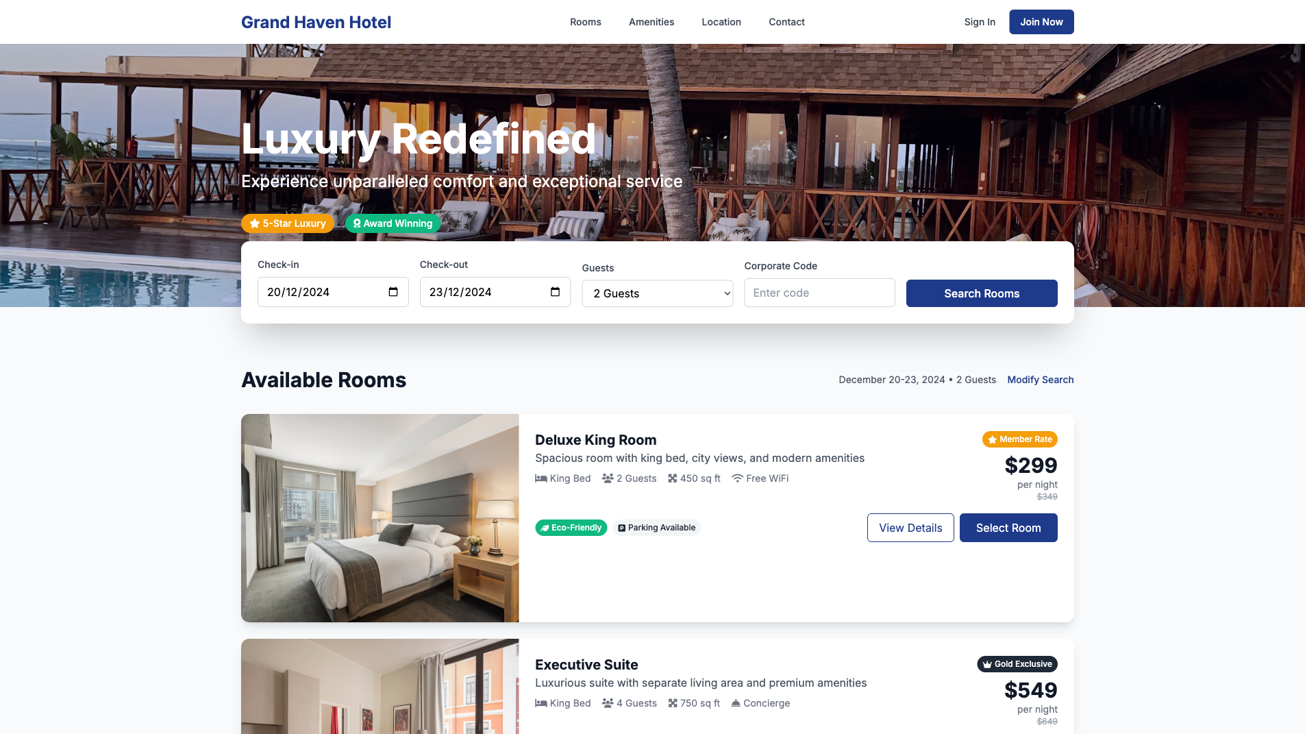 Direct Booking Website Builder 