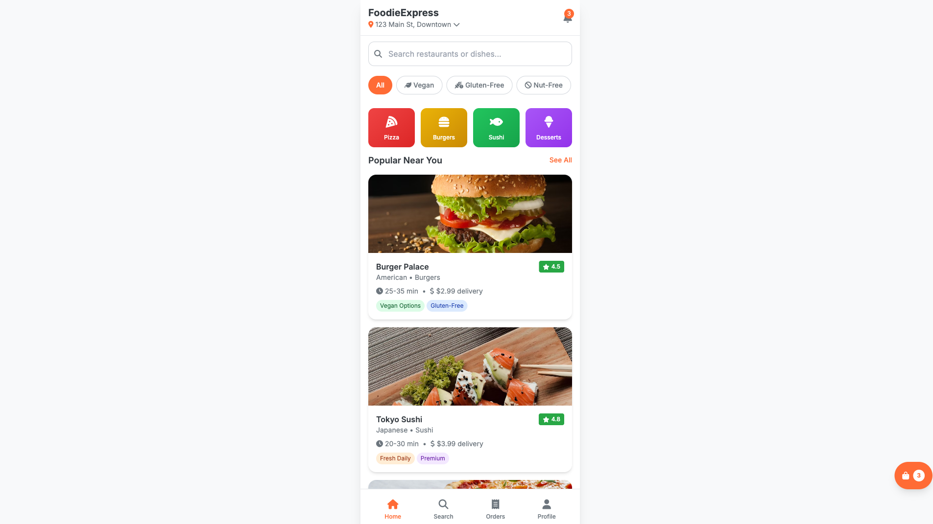 Restaurant Mobile App Builder 