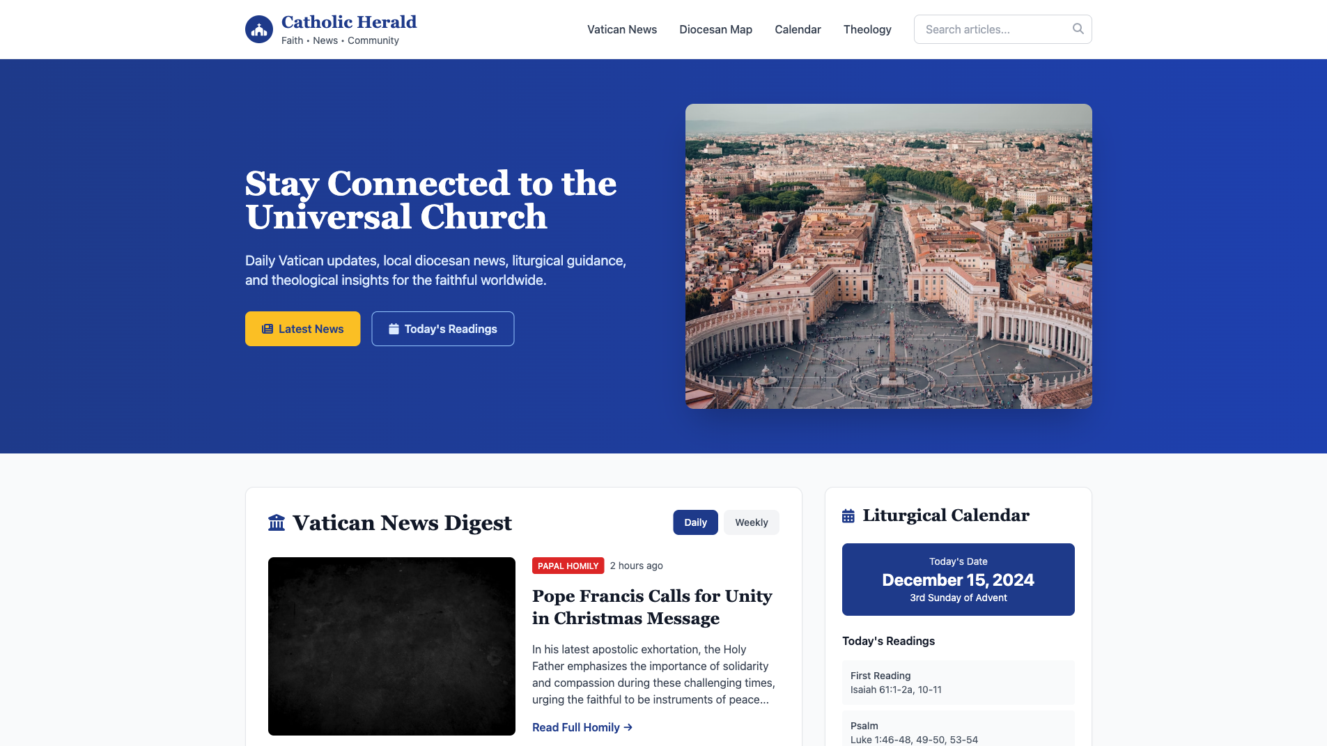 Catholic Website Builder 