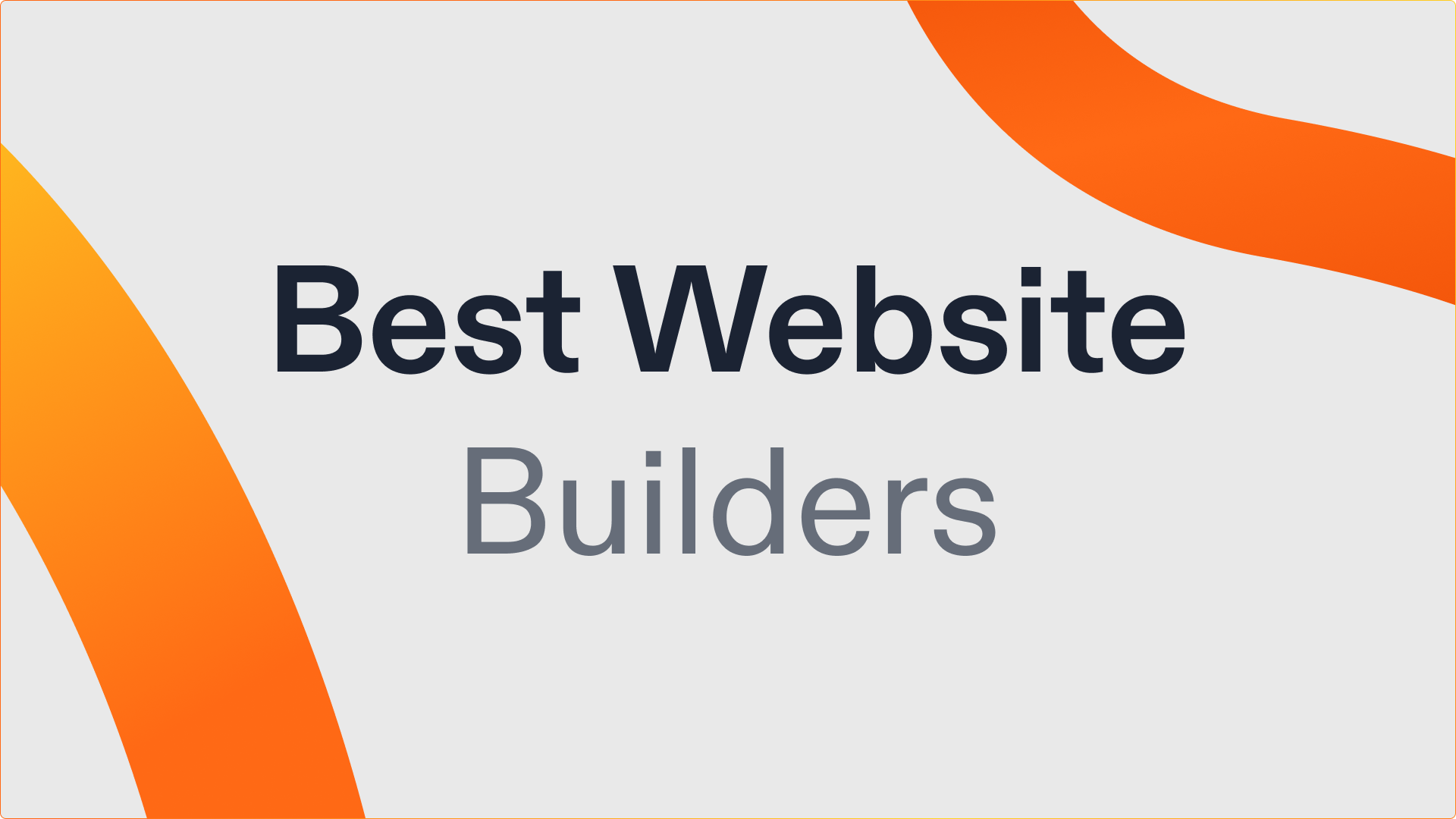 10 Best Website Builders in 2025