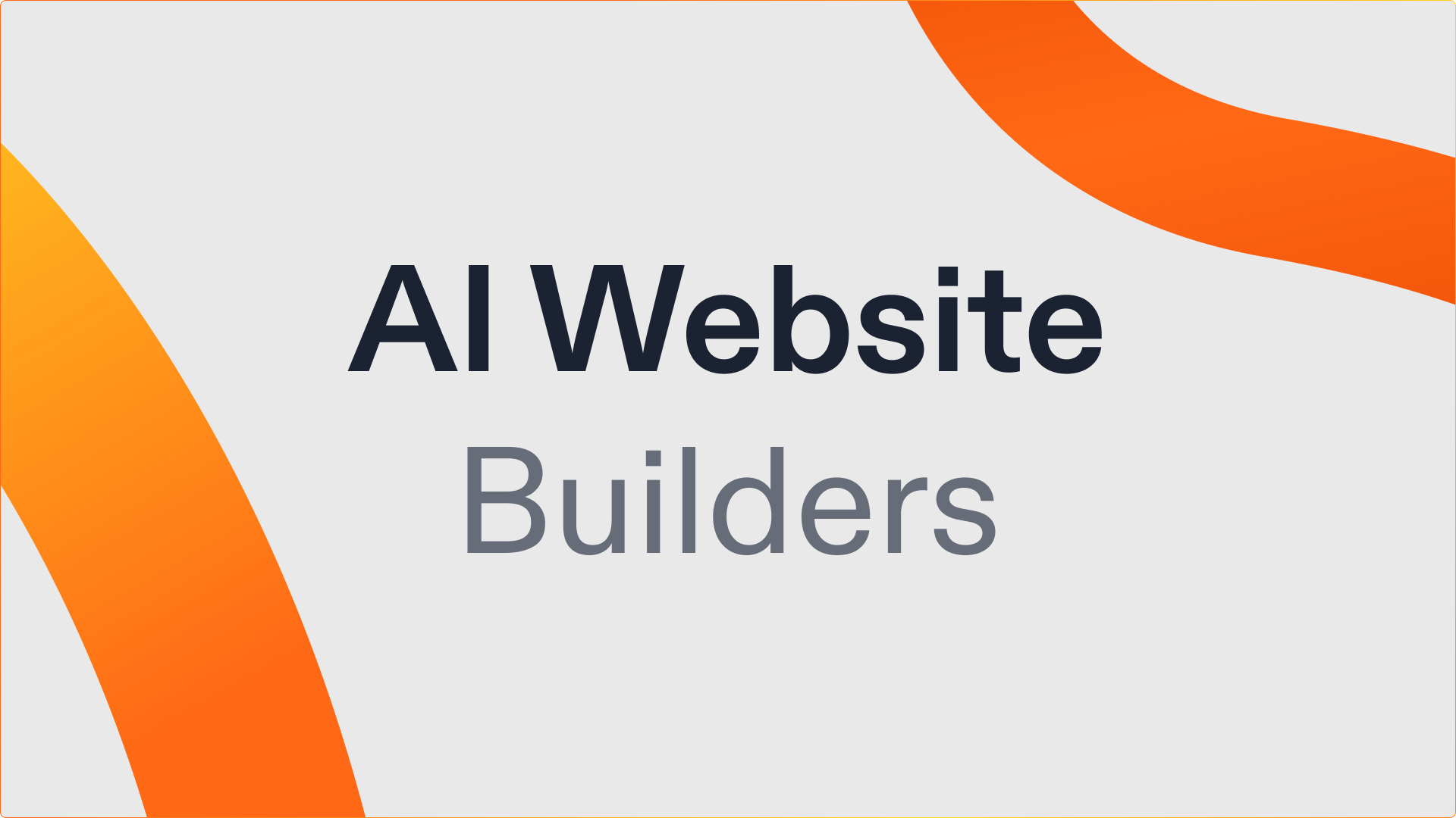 Best AI Website Builders: Top Tools for Creating Sites in 2025