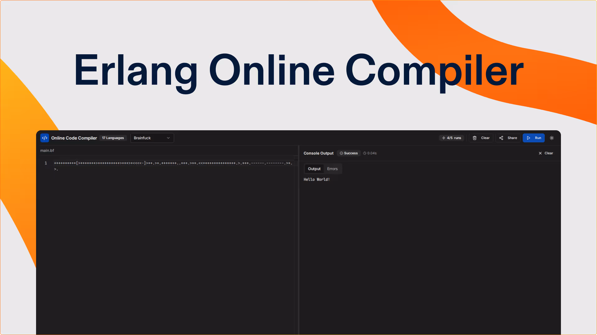 Erlang Compiler