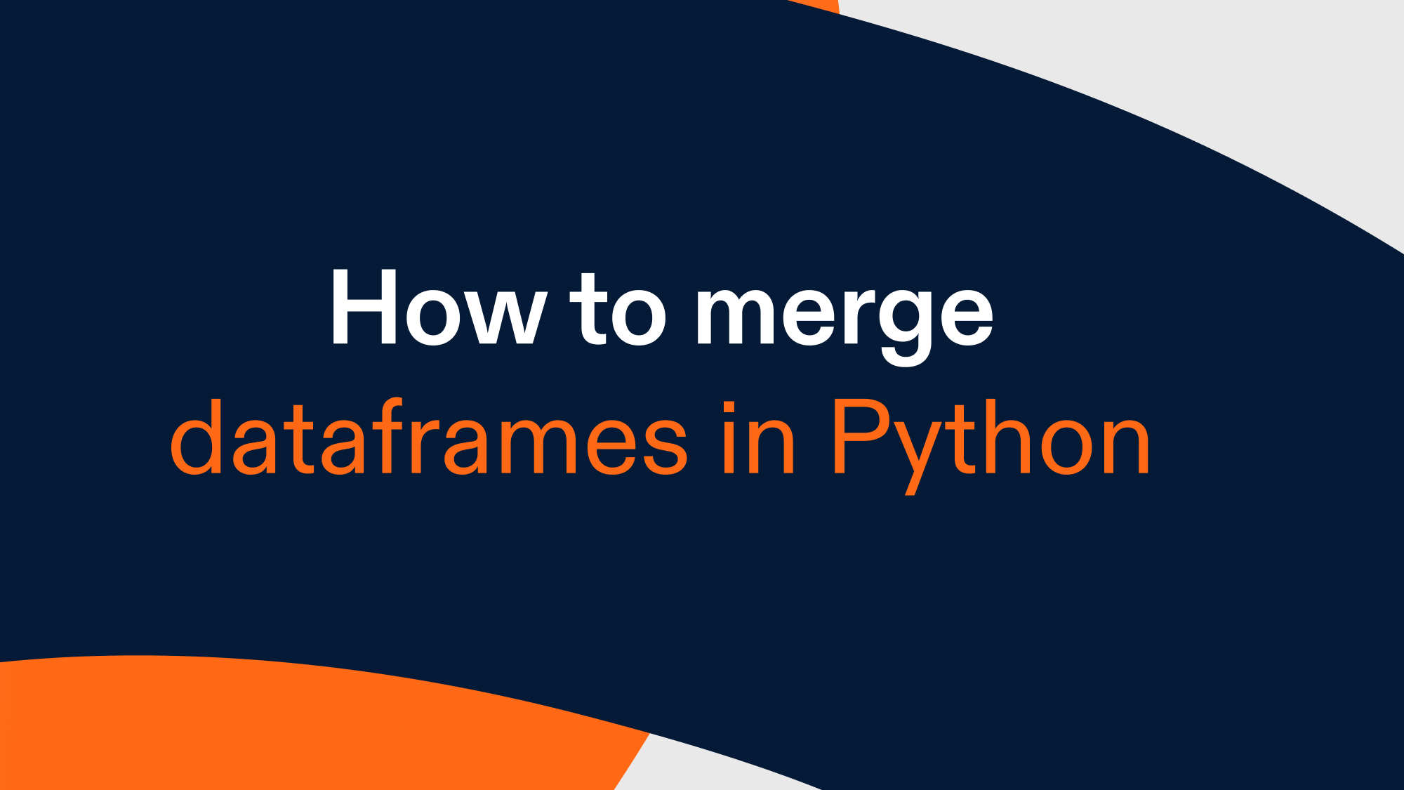 How to merge dataframes in Python