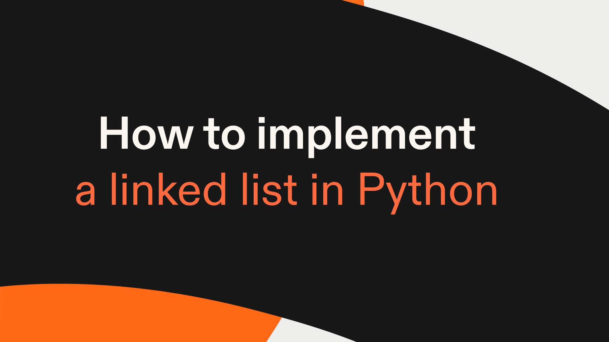 How to implement a linked list in Python
